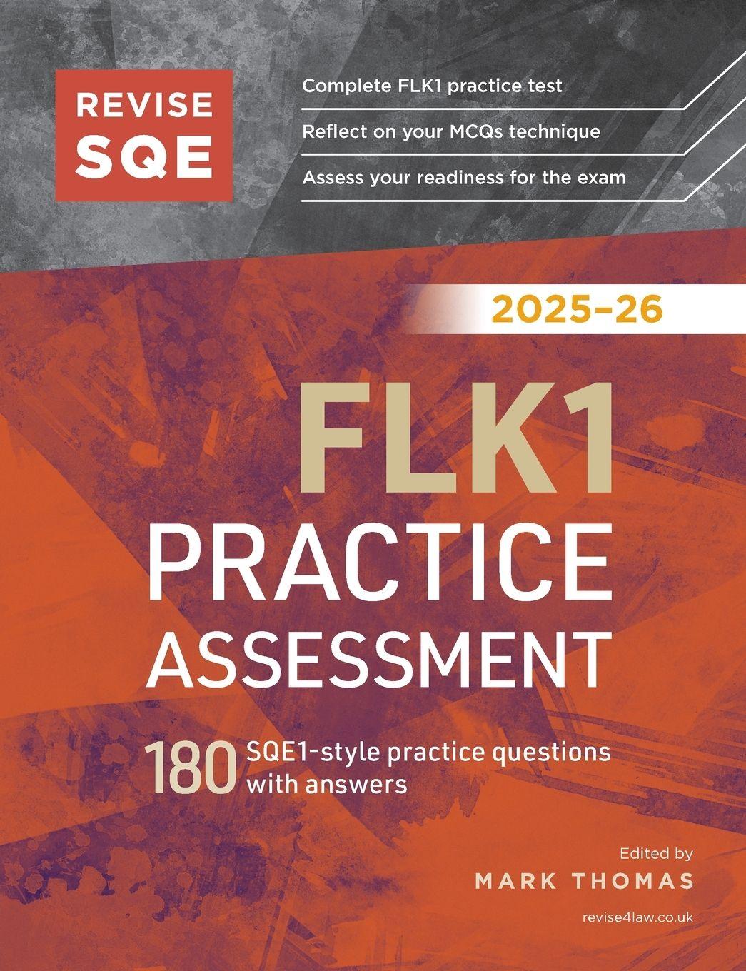 Vorderes Coverbild Revise SQE FLK1 Practice Assessment 2025-26