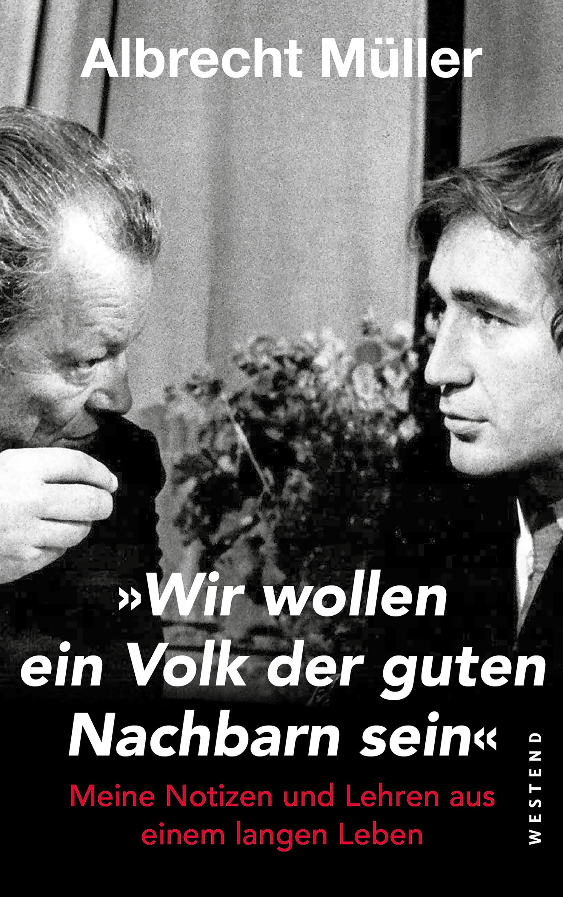 Vorderes Coverbild "Wir wollen ein Volk der guten Nachbarn sein"