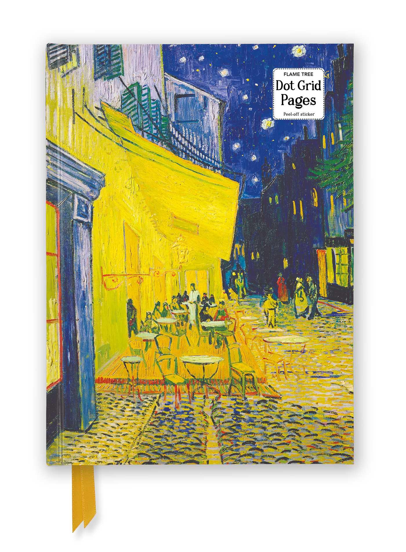 Vorderes Coverbild Vincent Van Gogh: Café Terrace (Foiled Dot Grid Journal)