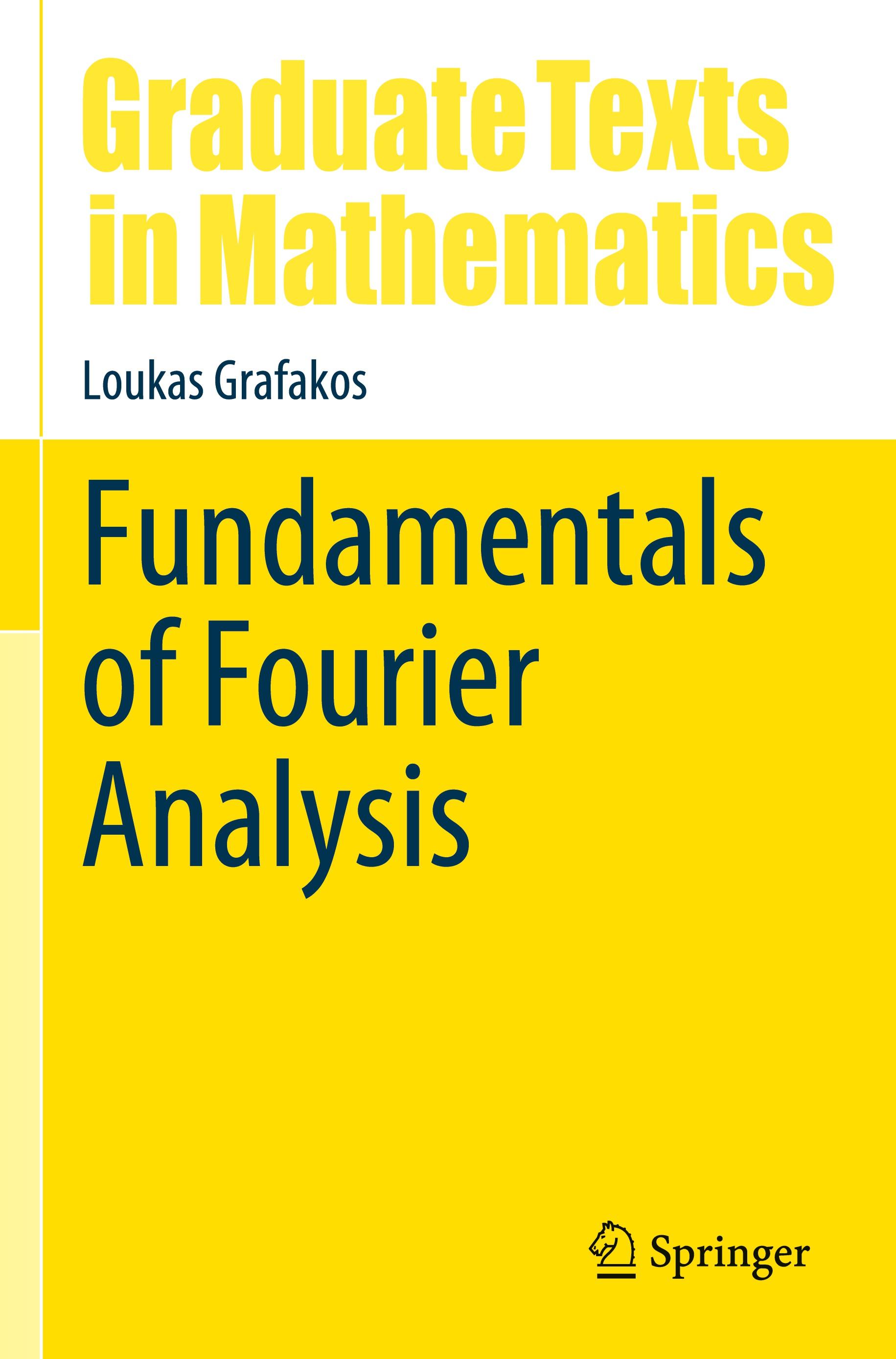 Vorderes Coverbild Fundamentals of Fourier Analysis
