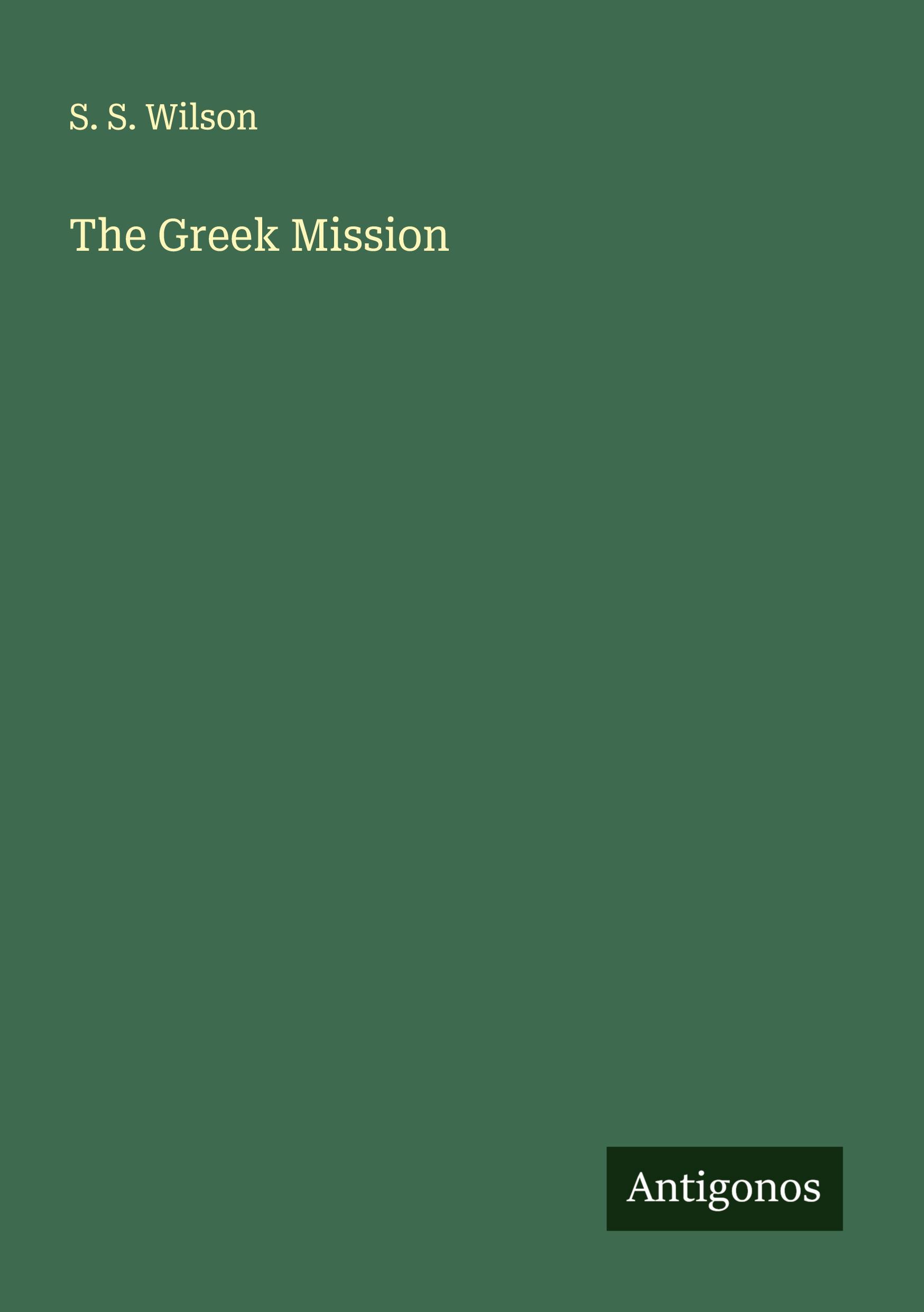 Vorderes Coverbild The Greek Mission