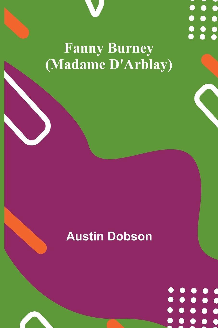 Vorderes Coverbild Fanny Burney (Madame D'Arblay)
