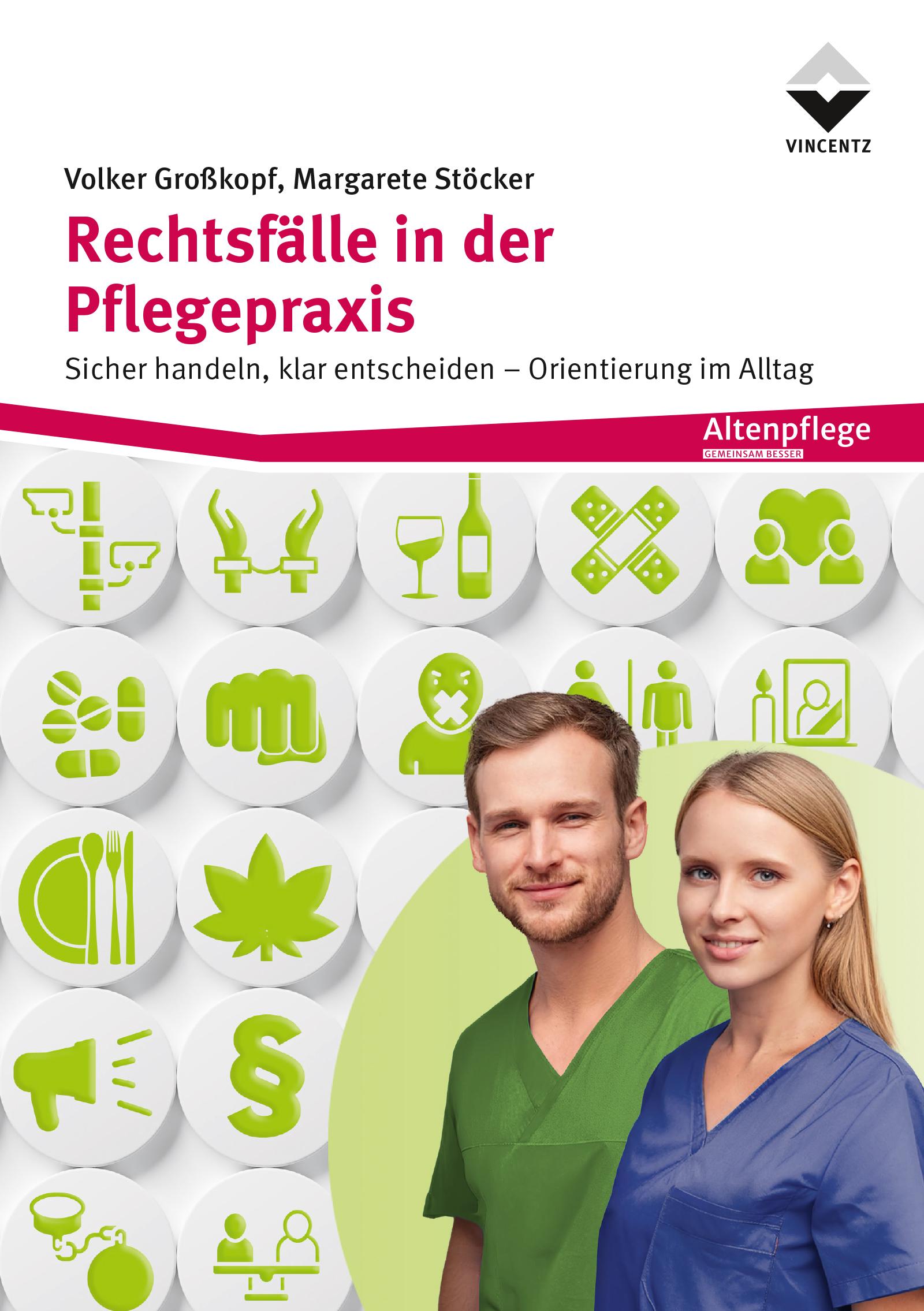 Vorderes Coverbild Rechtsfälle in der Pflegepraxis