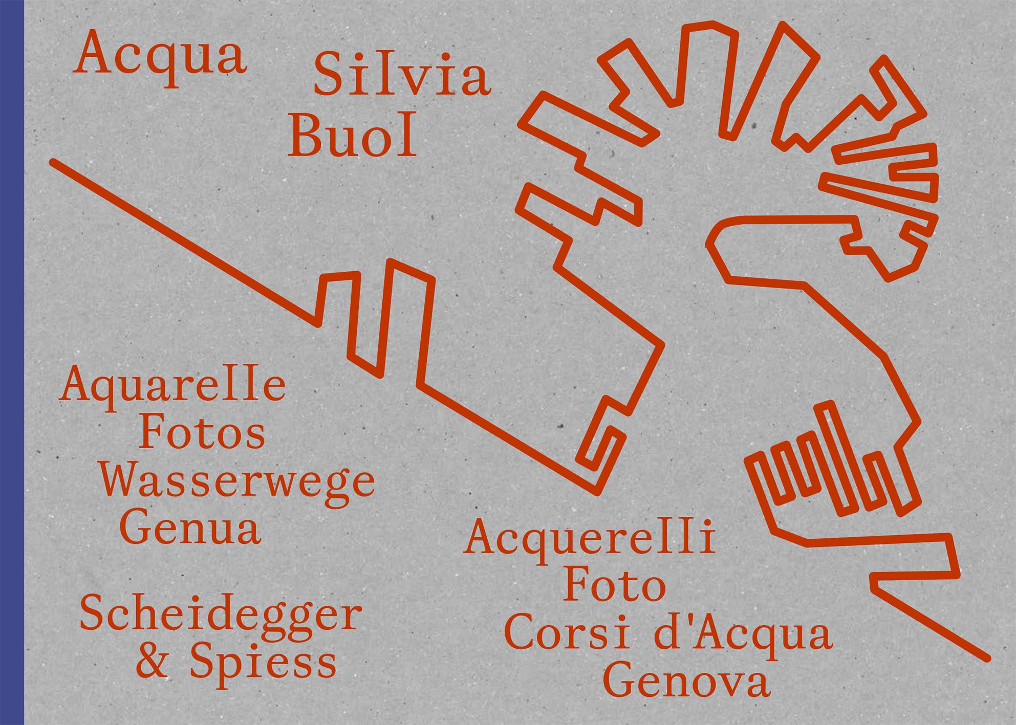 Vorderes Coverbild Silvia Buol - Acqua