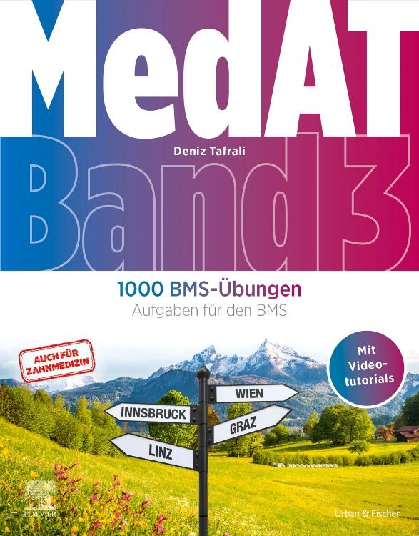 Vorderes Coverbild MedAT 1000 BMS-Übungen (Band 3)