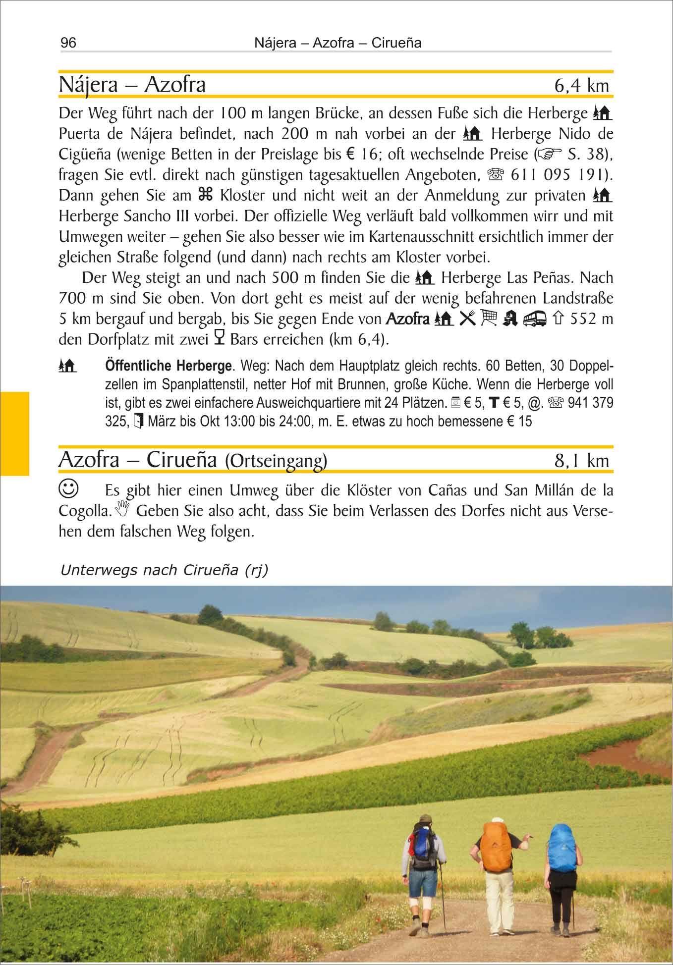 Beispielinhalt (Bild) Spanien: Jakobsweg Camino Francés