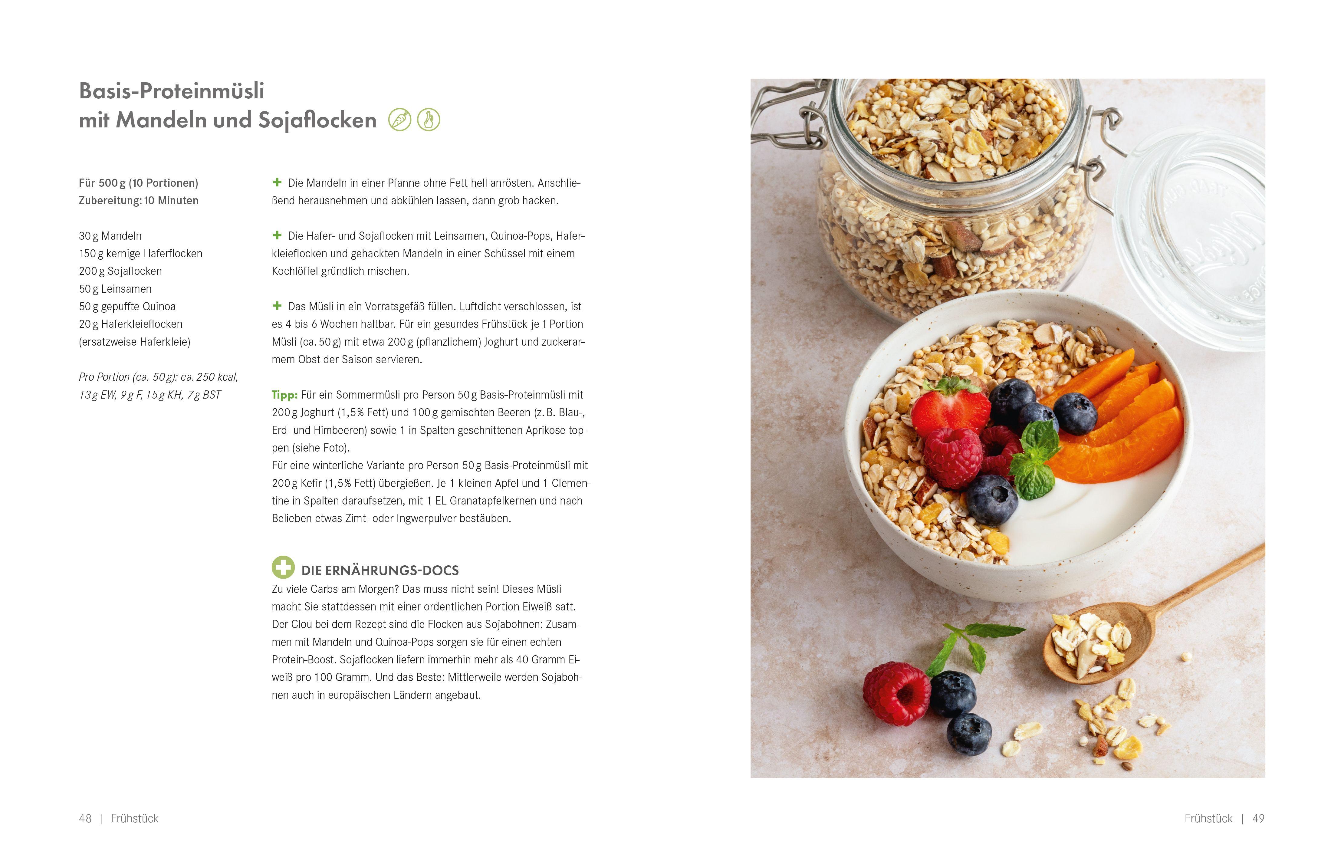 Beispielinhalt (Bild) Die Ernährungs-Docs - Gesund abnehmen mit der Anti-Entzündungs-Formel