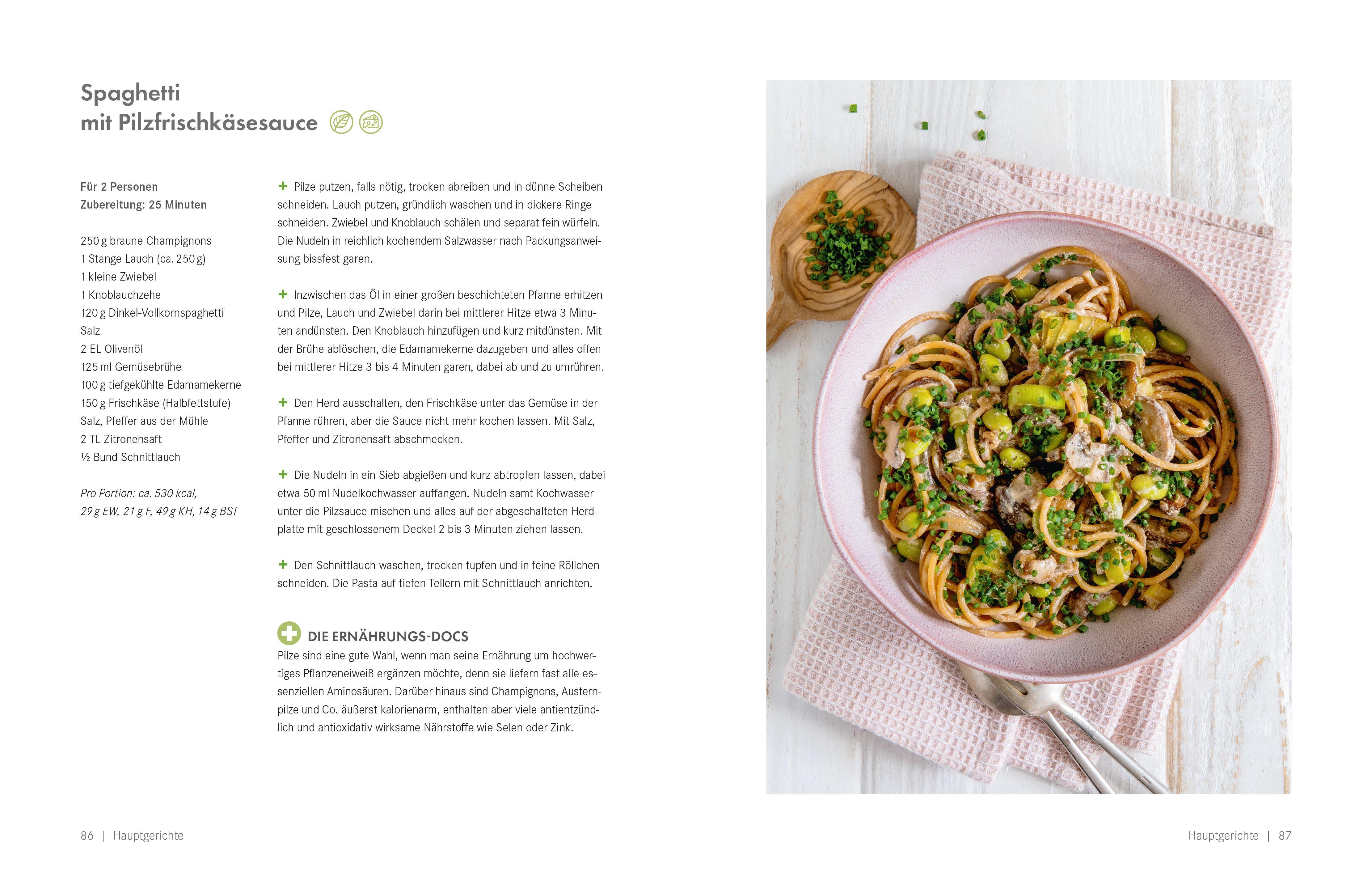 Beispielinhalt (Bild) Die Ernährungs-Docs - Gesund abnehmen mit der Anti-Entzündungs-Formel