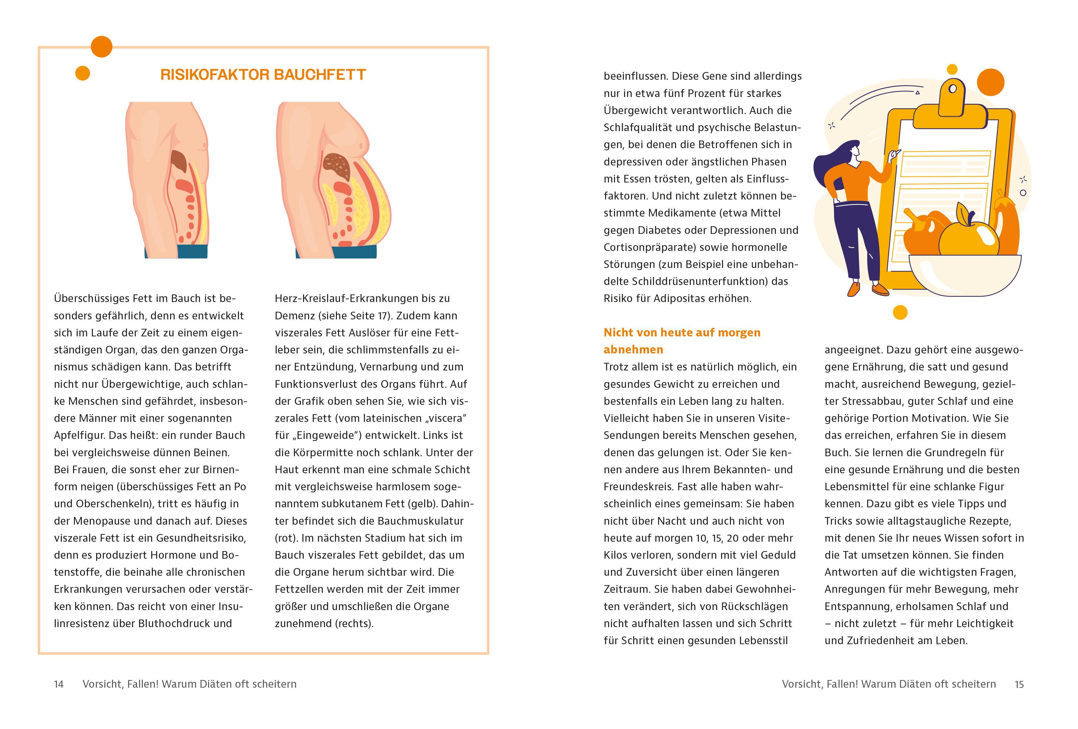 Beispielinhalt (Bild) Gesund mit Visite - das Bauch-weg-Programm