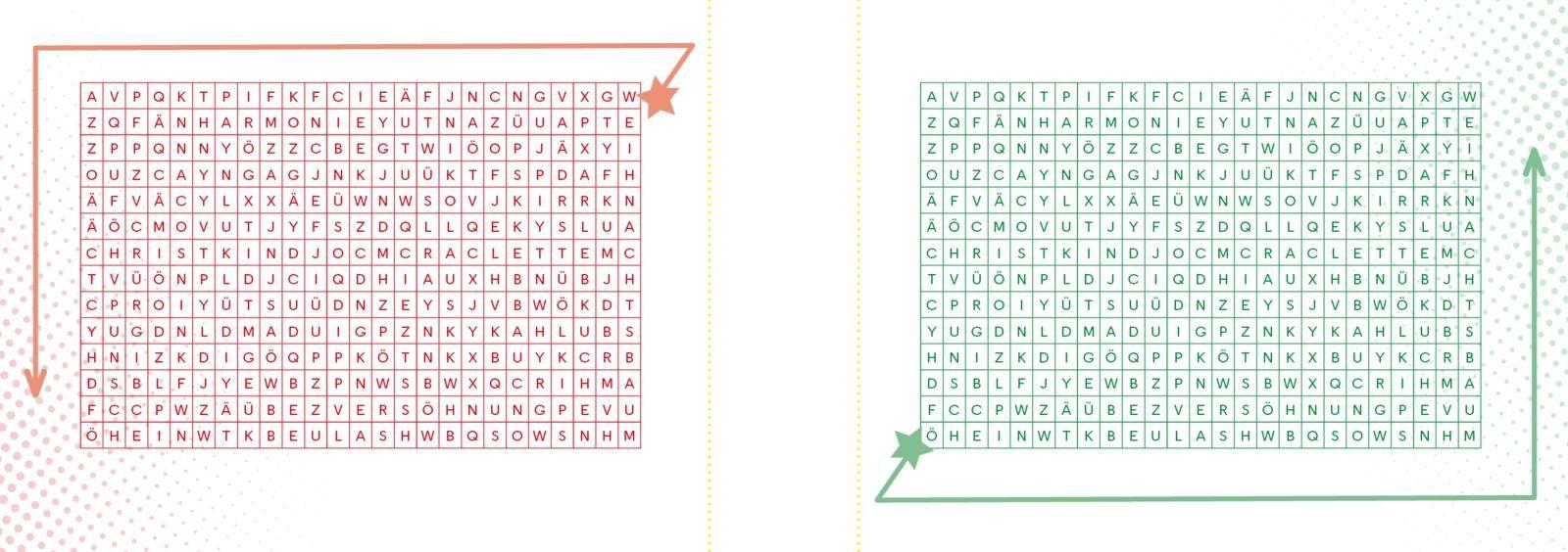 Beispielinhalt (Bild) Mit dir spiele ich am liebsten - Das ultimative Weihnachtsduell-Buch
