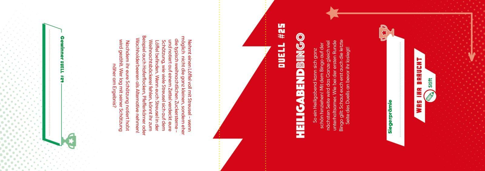 Beispielinhalt (Bild) Mit dir spiele ich am liebsten - Das ultimative Weihnachtsduell-Buch