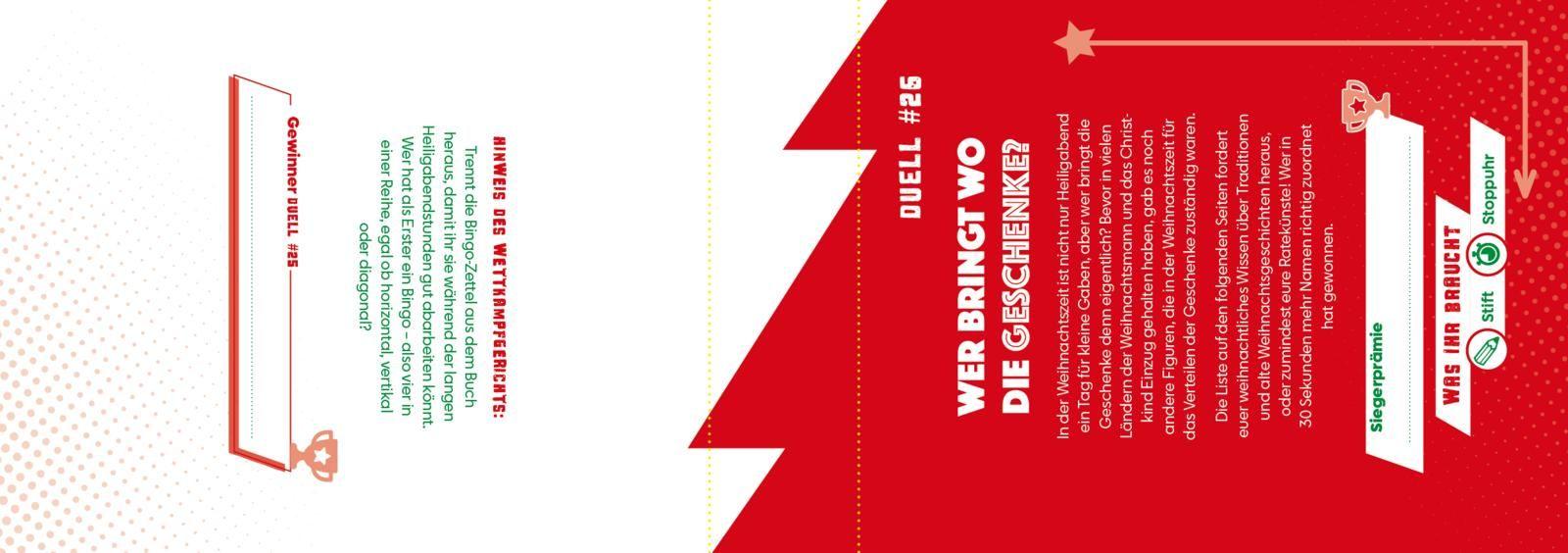 Beispielinhalt (Bild) Mit dir spiele ich am liebsten - Das ultimative Weihnachtsduell-Buch