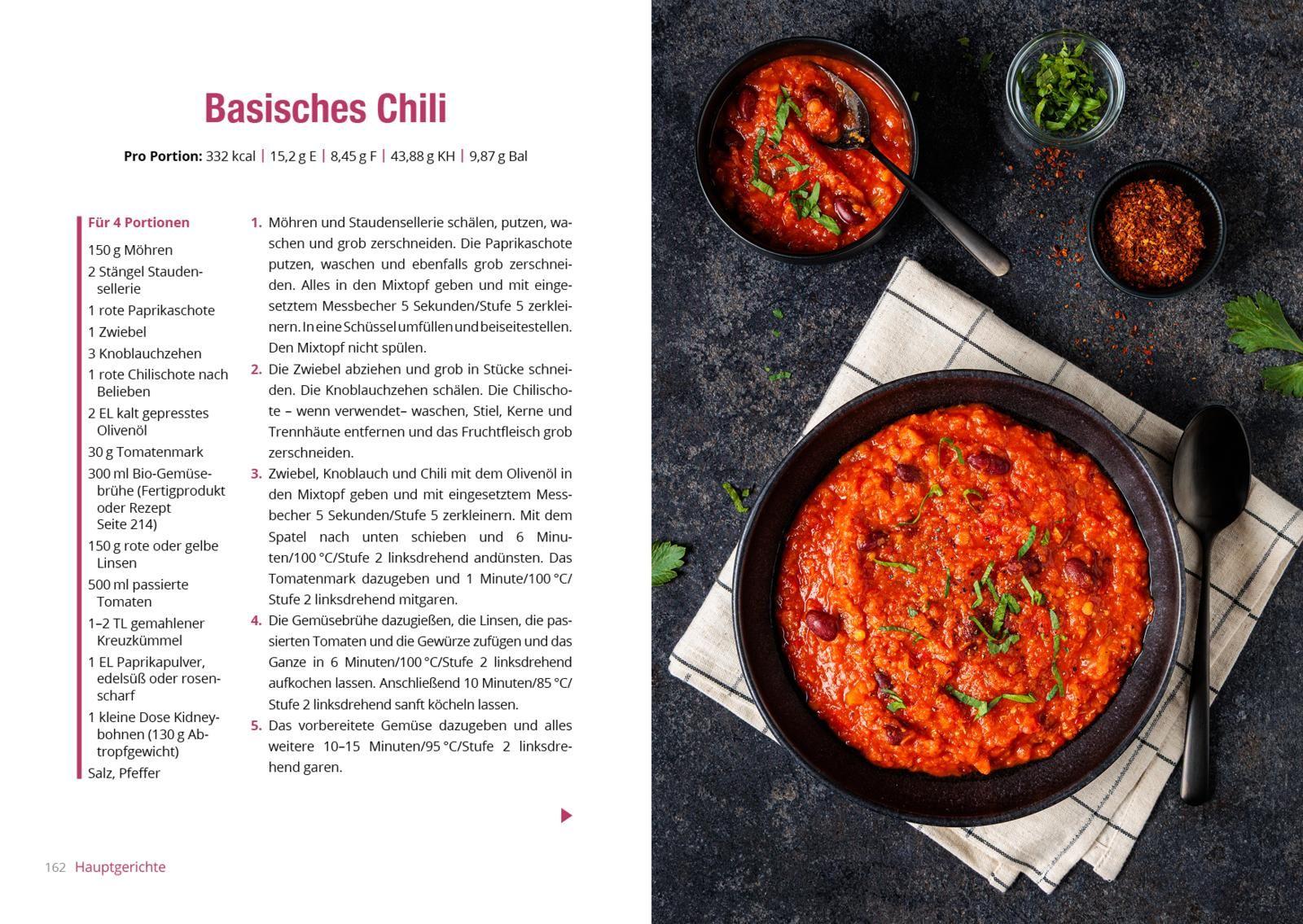 Beispielinhalt (Bild) Basenfasten mit dem Thermomix®