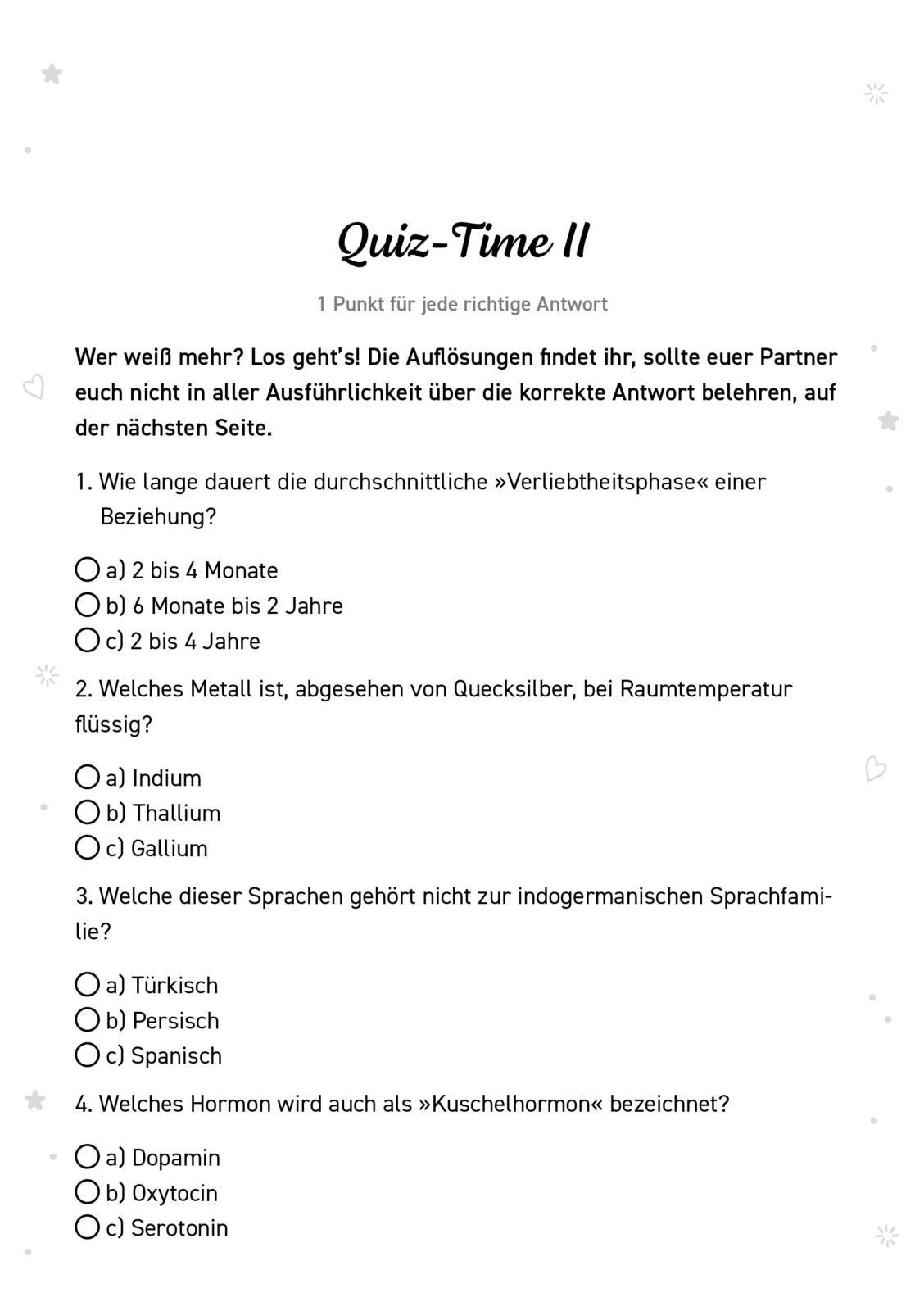 Beispielinhalt (Bild) Das ultimative Duell für Paare