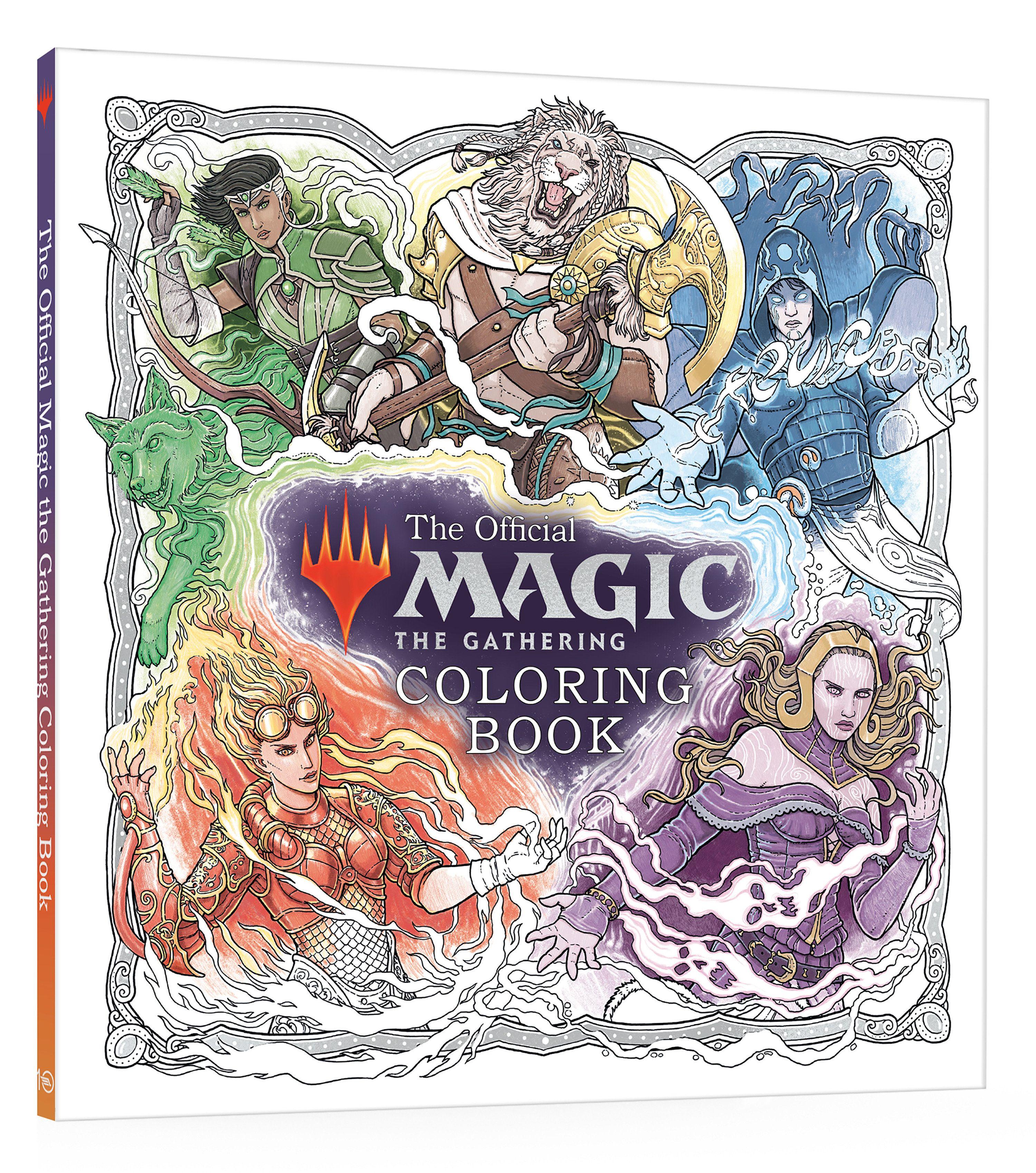 Vorderes Coverbild The Official Magic: The Gathering Coloring Book