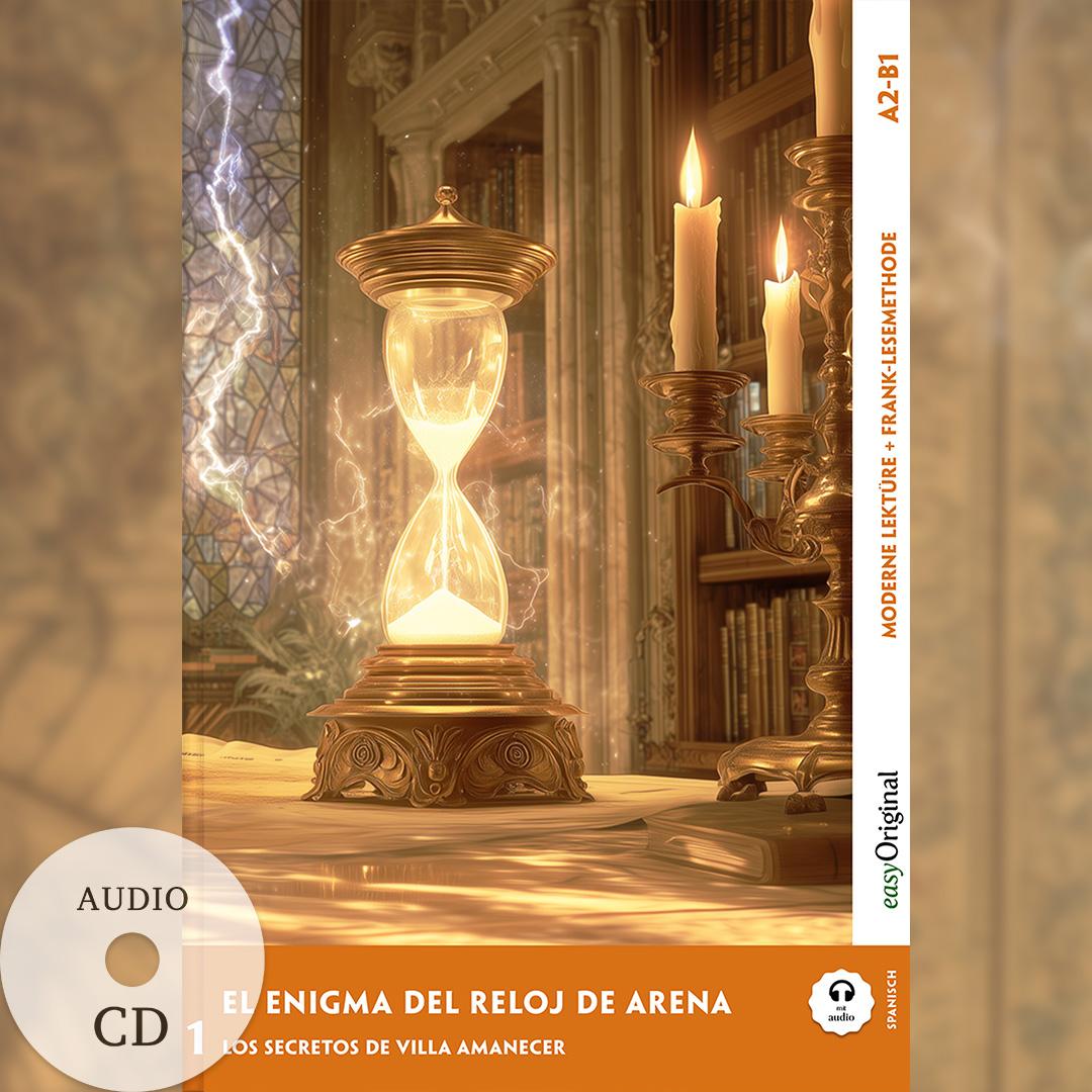Vorderes Coverbild El Enigma del Reloj de Arena - Spanische Krimi-Lektüre A2-B1 (+ Audio-CD)