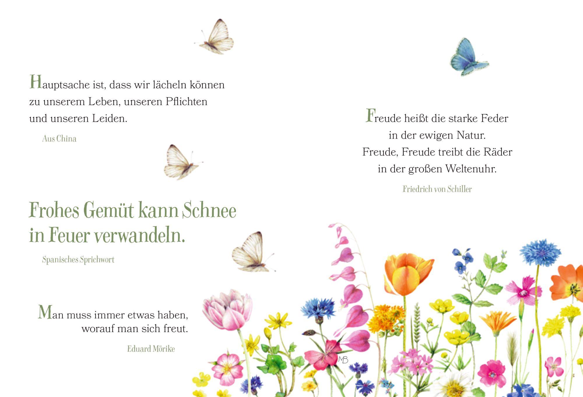 Beispielinhalt (Bild) Lächle und das Leben lächelt zurück