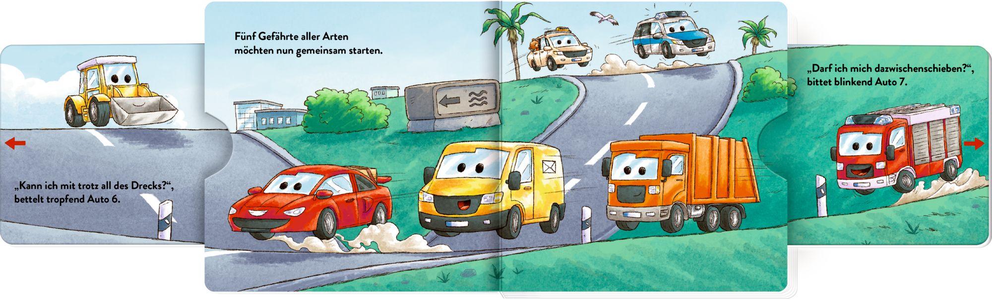 Beispielinhalt (Bild) Wer will schnelle Autos sehn?