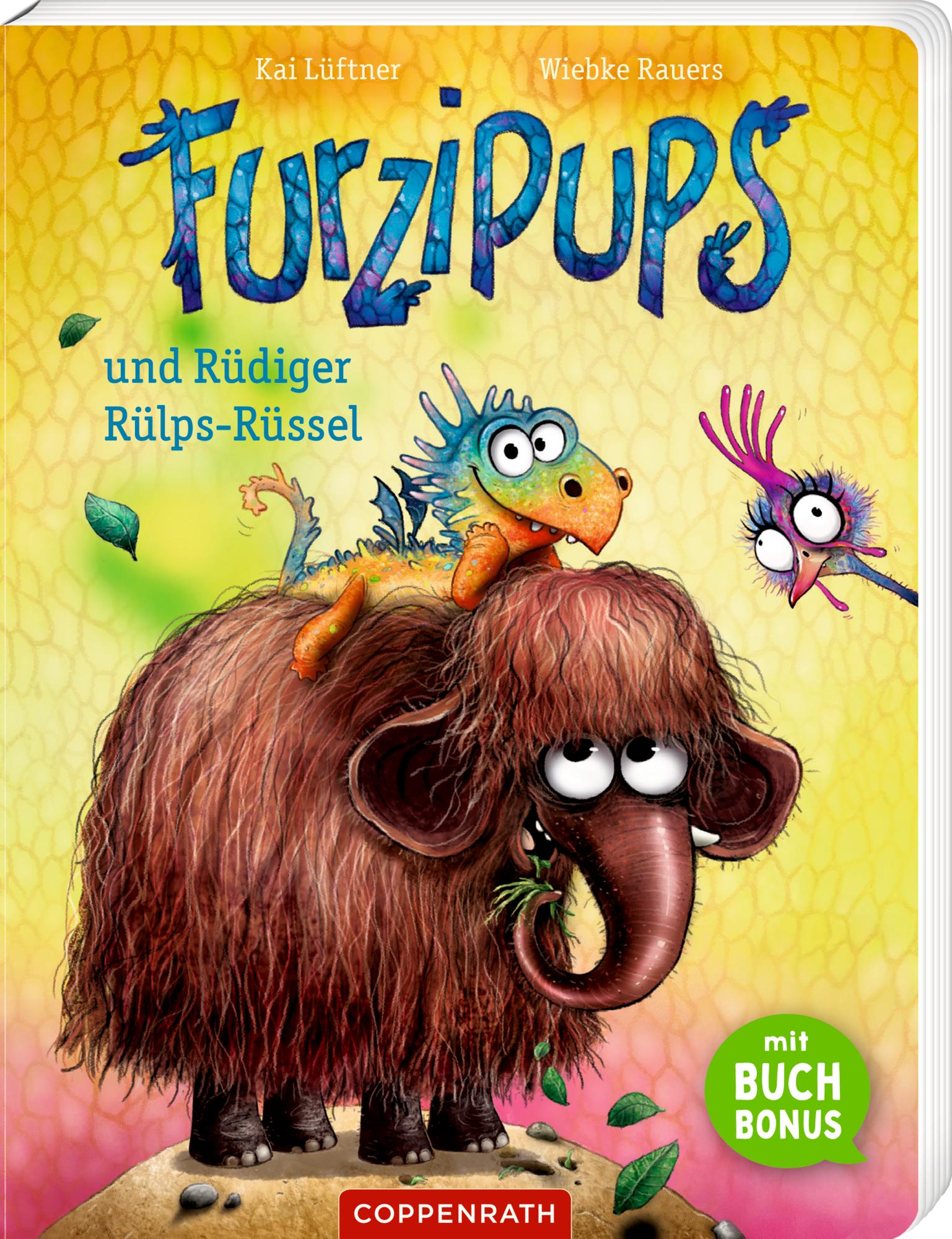 Vorderes Coverbild Furzipups und Rüdiger Rülps-Rüssel (Pappbilderbuch Miniausgabe)