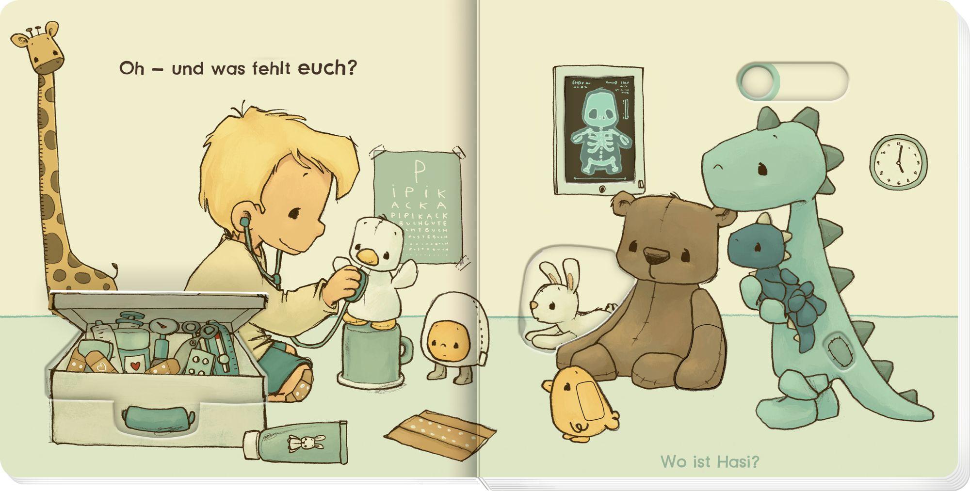 Beispielinhalt (Bild) Aua Puste Buch