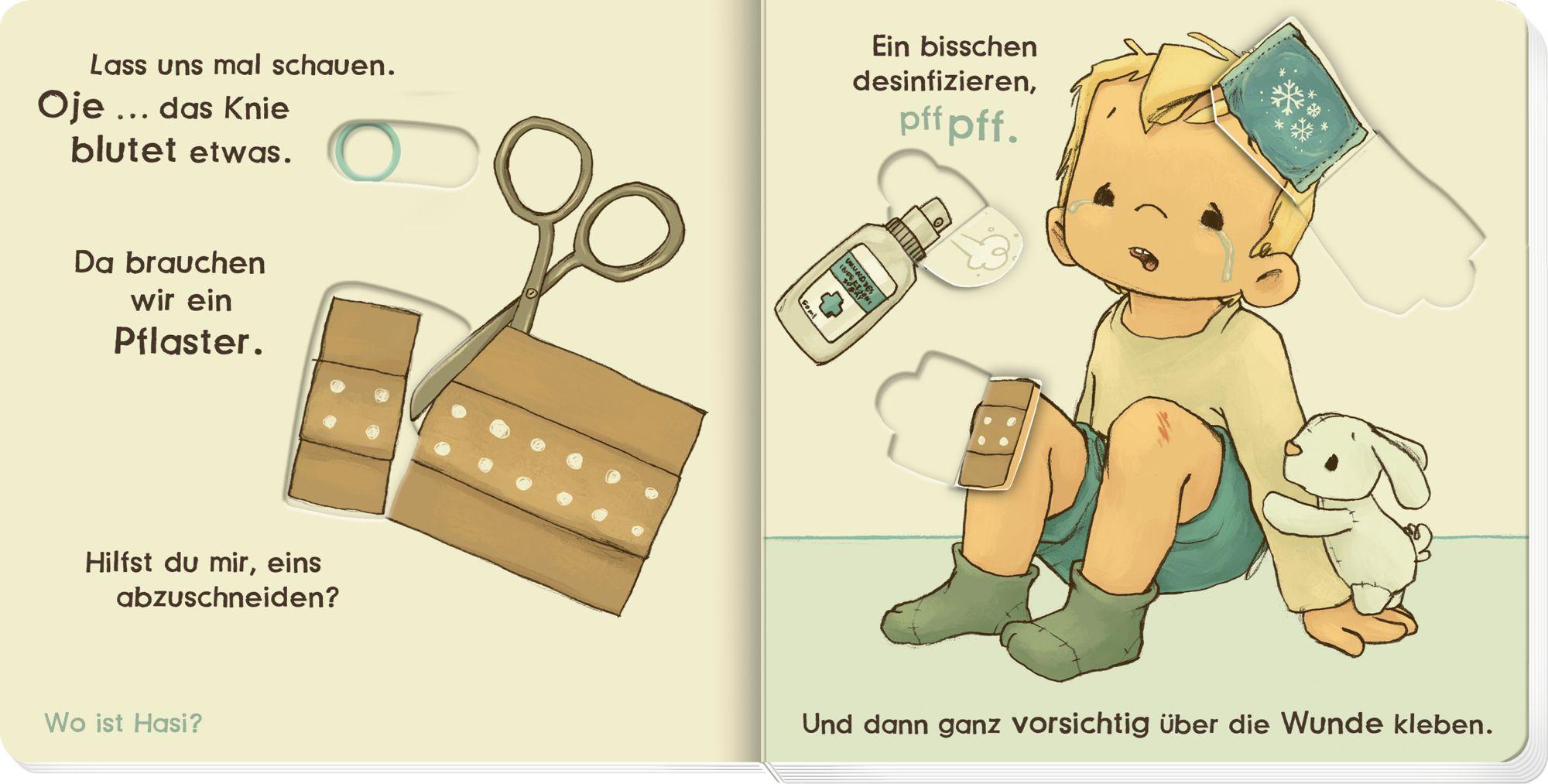 Beispielinhalt (Bild) Aua Puste Buch