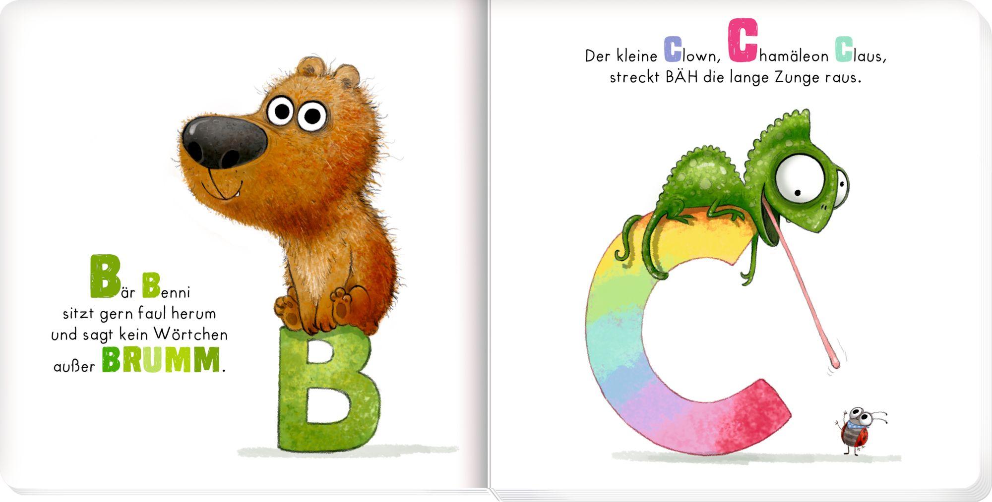 Beispielinhalt (Bild) A wie Affe