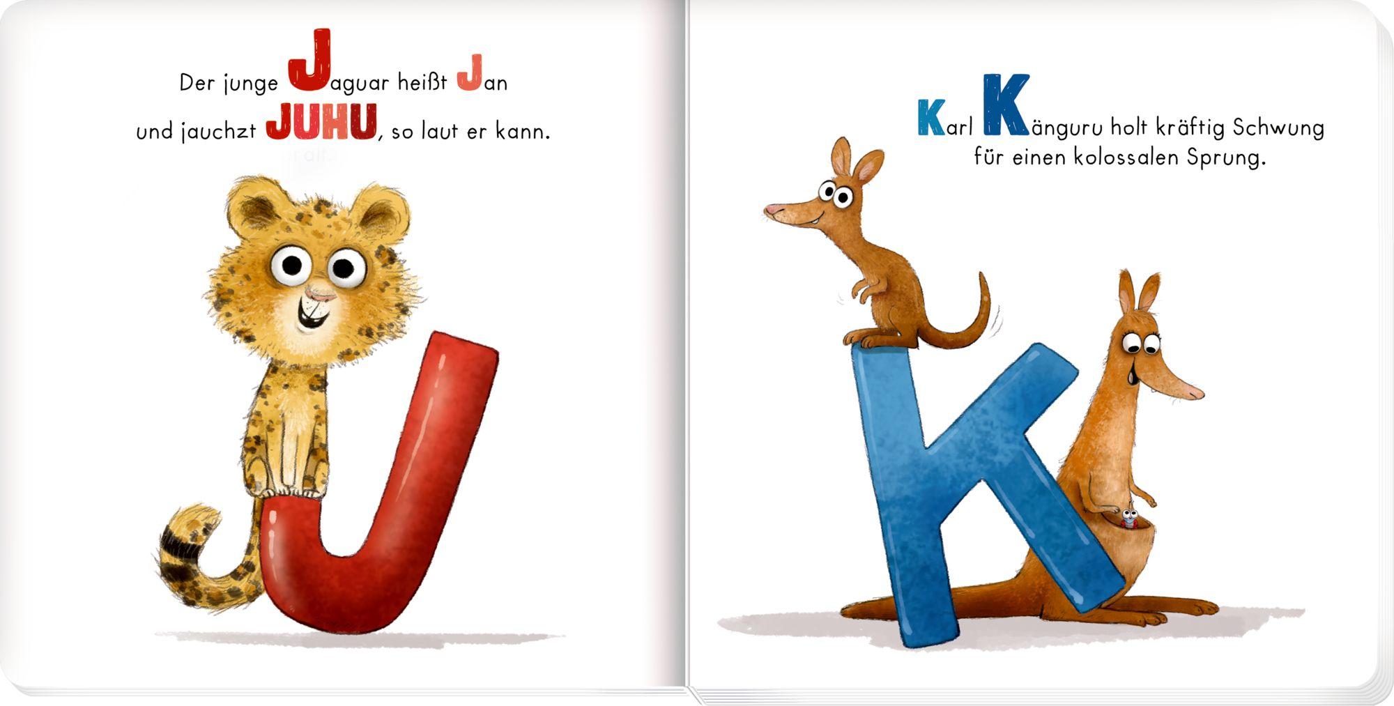 Beispielinhalt (Bild) A wie Affe