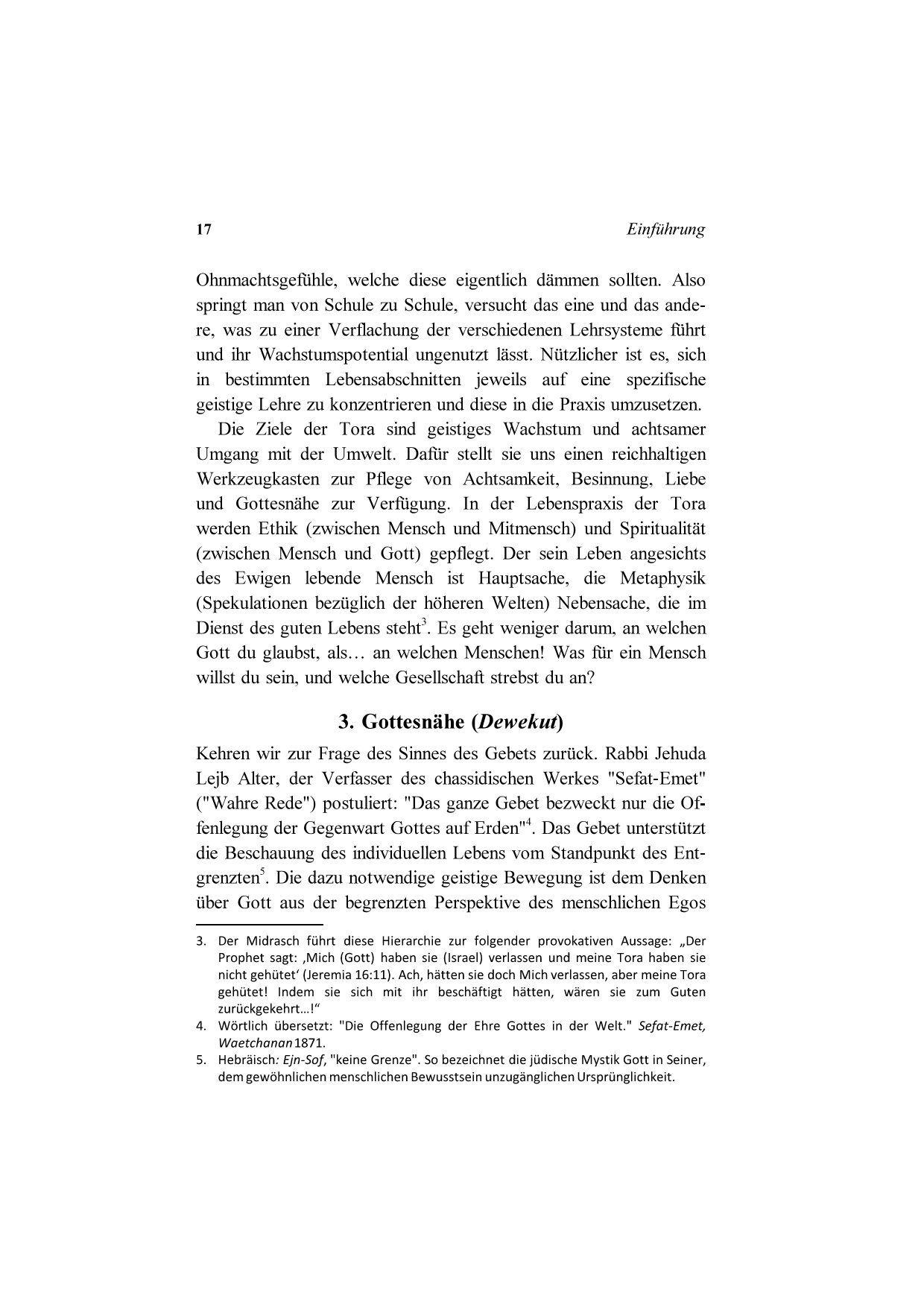 Beispielinhalt (Bild) Die Kunst des Betens