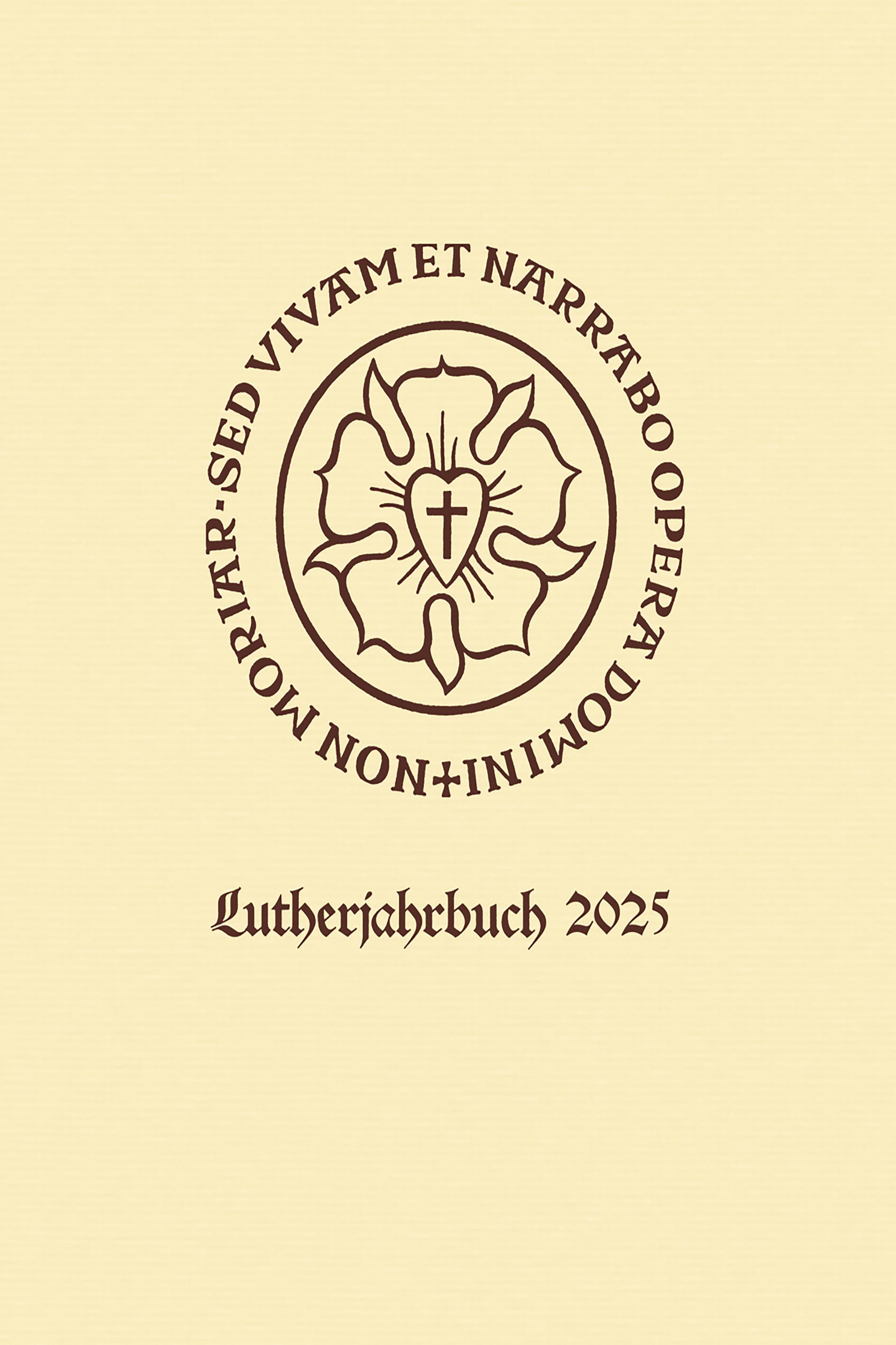 Vorderes Coverbild Lutherjahrbuch 92. Jahrgang 2025