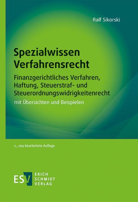 Vorderes Coverbild Spezialwissen Verfahrensrecht - Finanzgerichtliches Verfahren, Haftung, Steuerstraf- und Steuerordnungswidrigkeitenrecht
