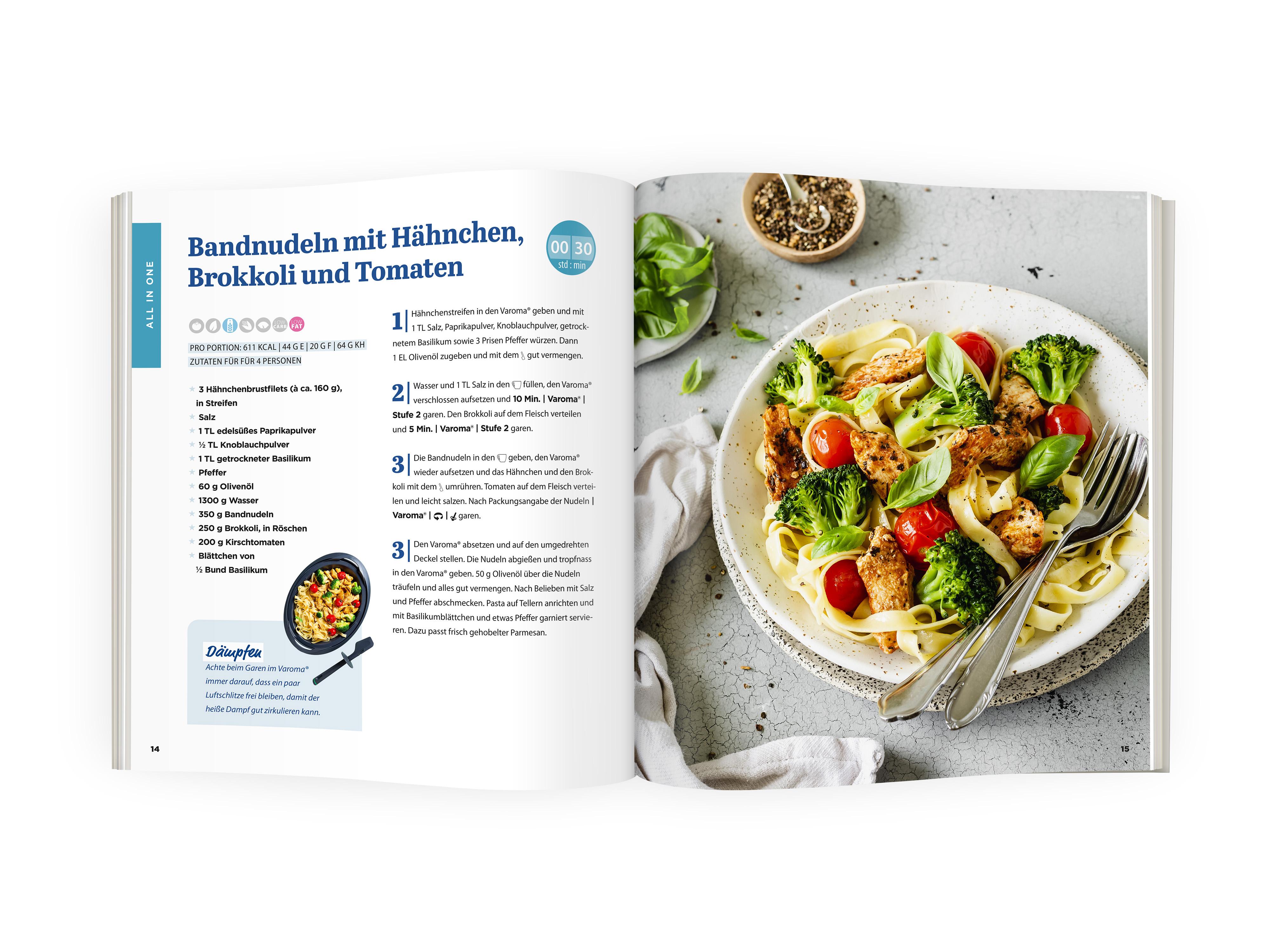 Beispielinhalt (Bild) Basis-Kochbuch für den Thermomix®