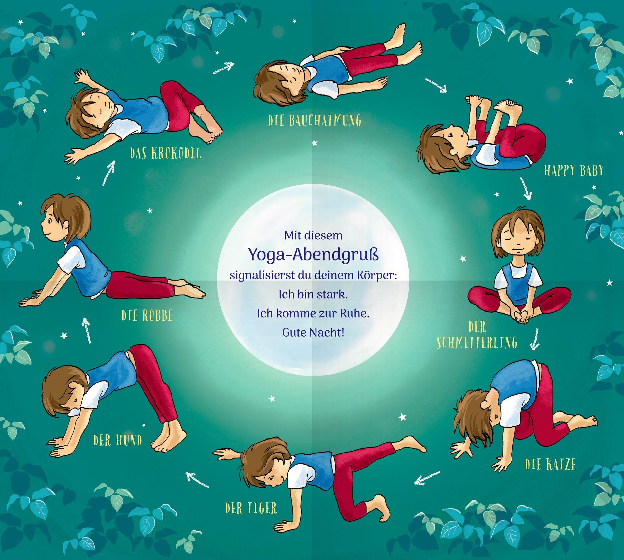 Beispielinhalt (Bild) Schlafanzug-Yoga