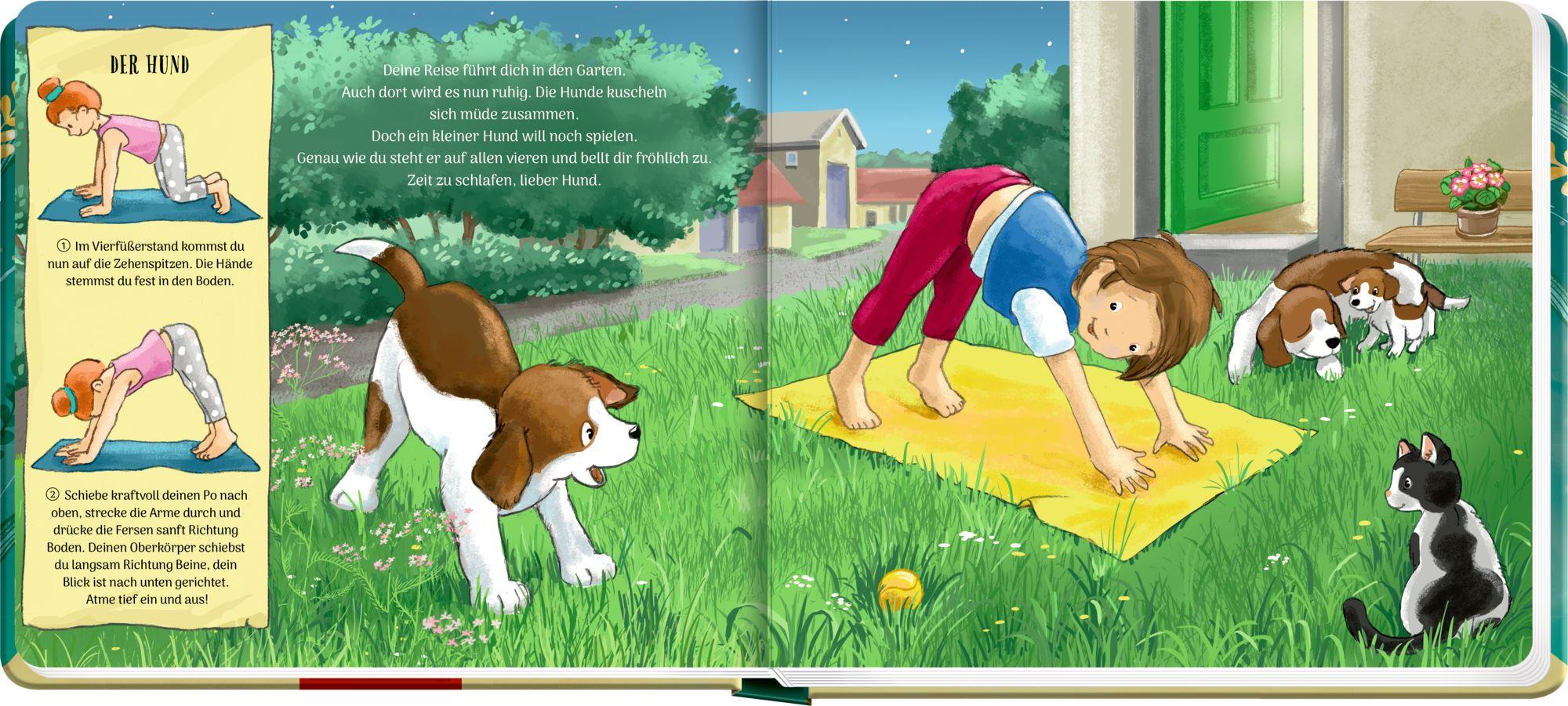 Beispielinhalt (Bild) Schlafanzug-Yoga