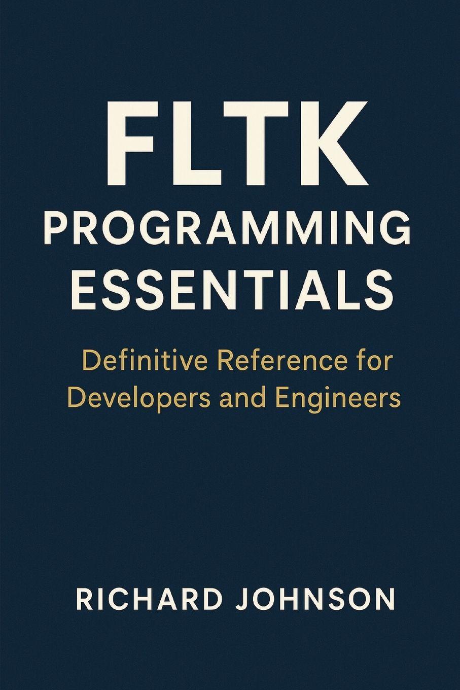 Vorderes Coverbild FLTK Programming Essentials