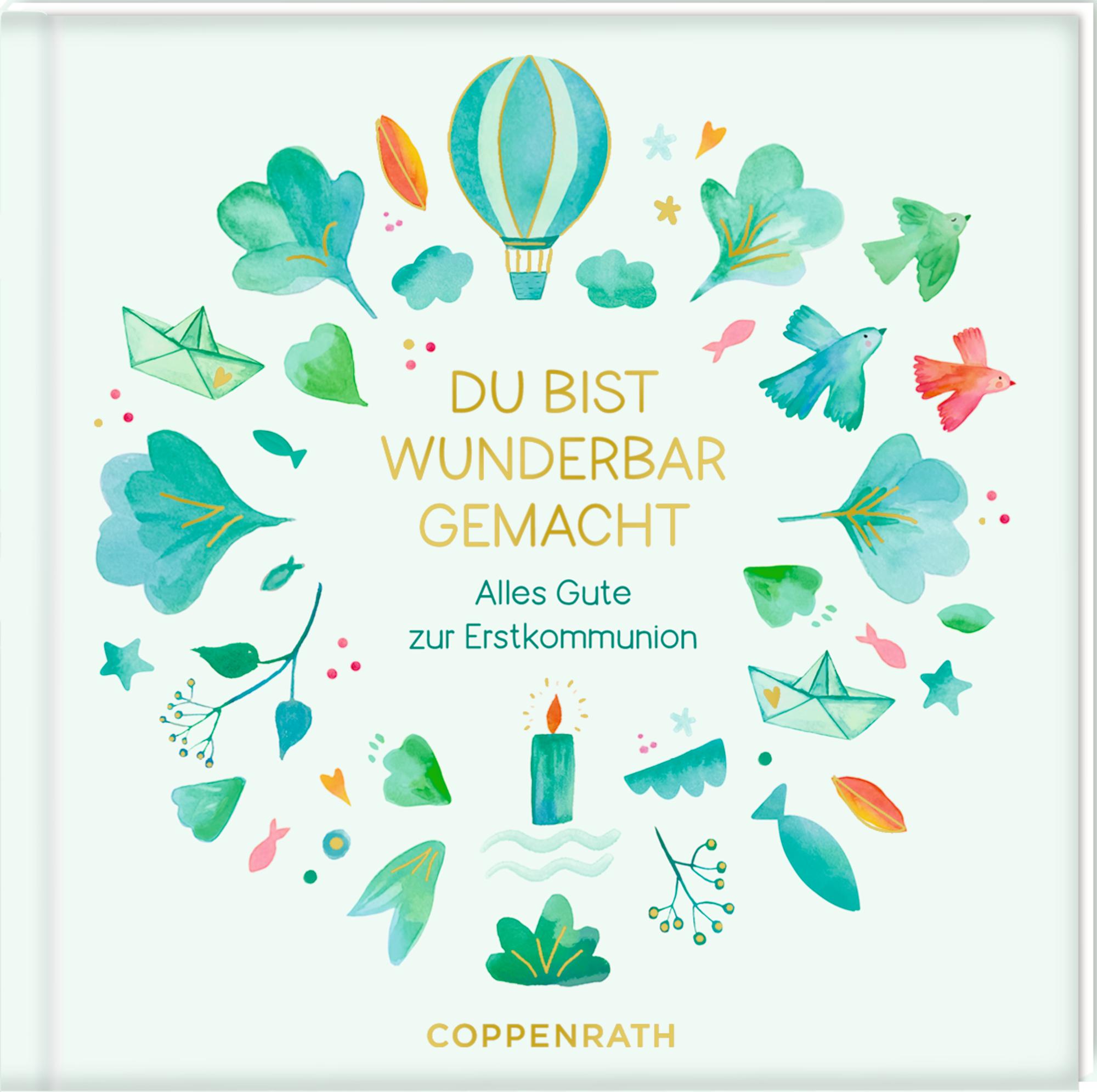 Vorderes Coverbild Geldkuvert-Geschenkbuch - Du bist wunderbar gemacht