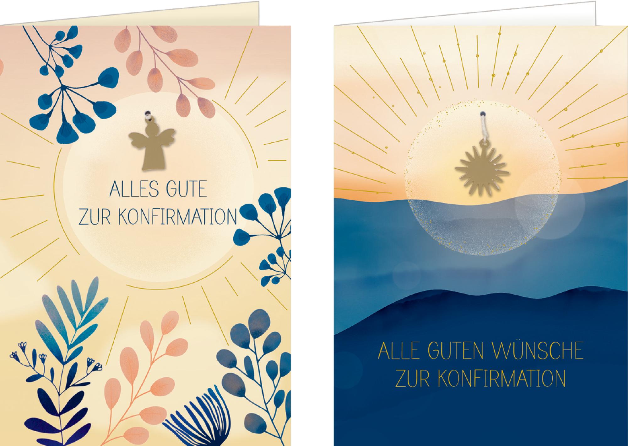 Vorderes Coverbild Grußkarten-Set - Alle guten Wünsche zur Konfirmation / Alles Gute zur Konfirmation