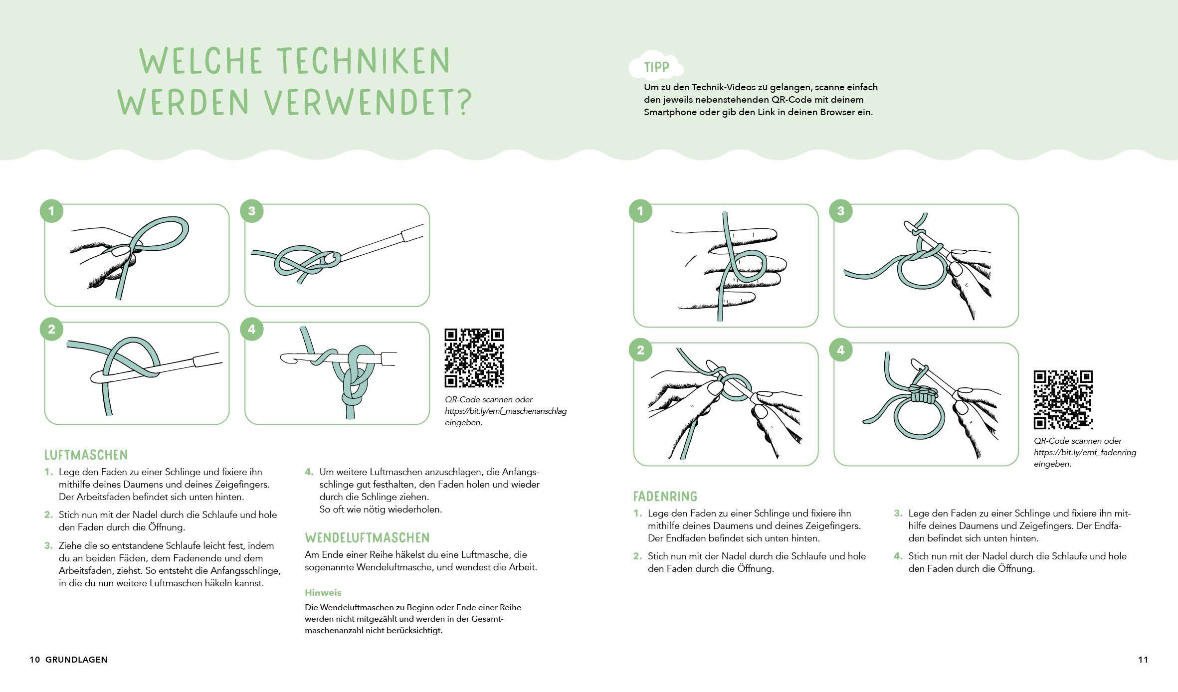 Beispielinhalt (Bild) Cute Monsters - Das Häkelbuch für Labubu-Fans - inklusive Anleitungen für die Figuren!