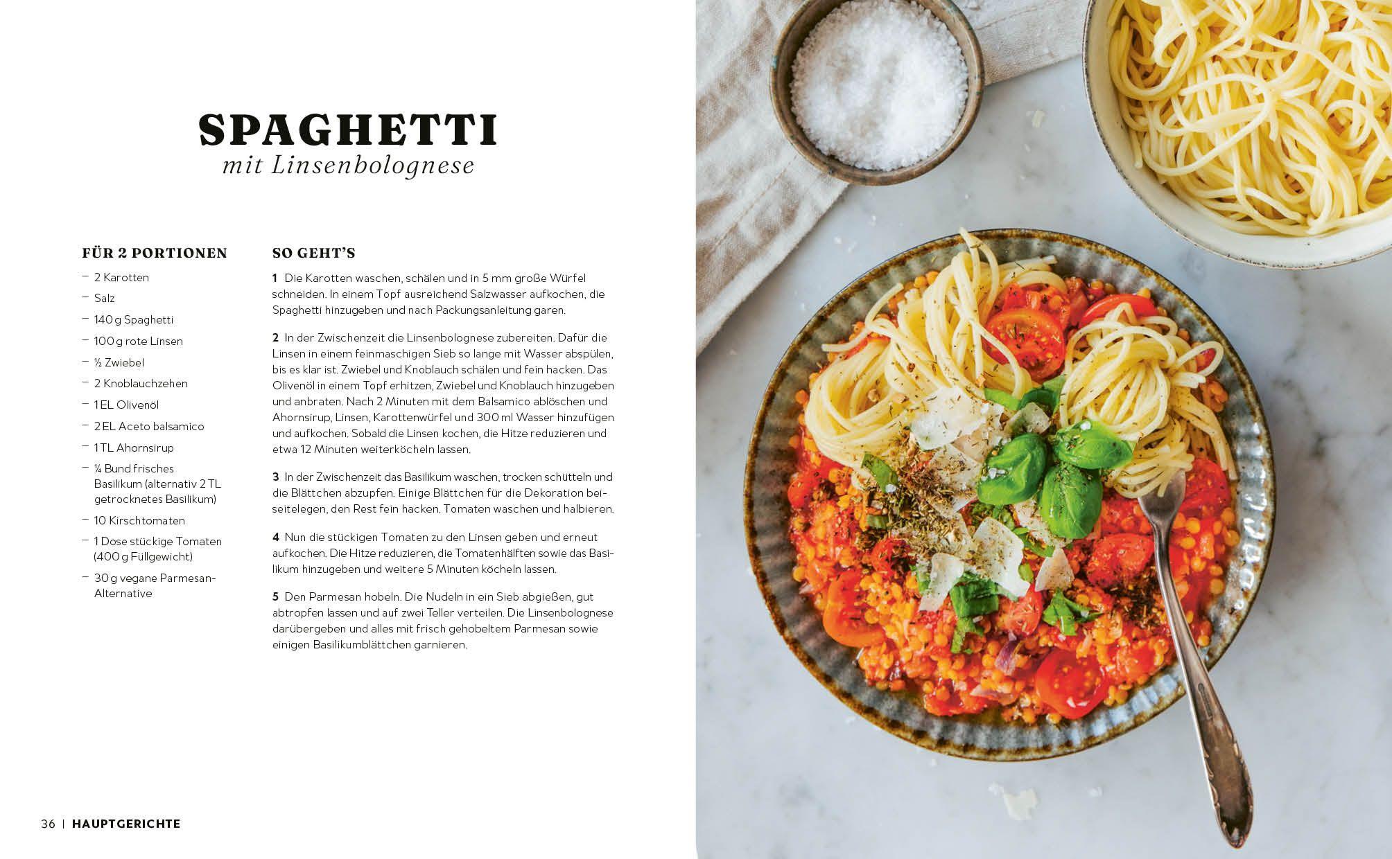 Beispielinhalt (Bild) Genussmomente: Ratzfatz, lecker, vegan