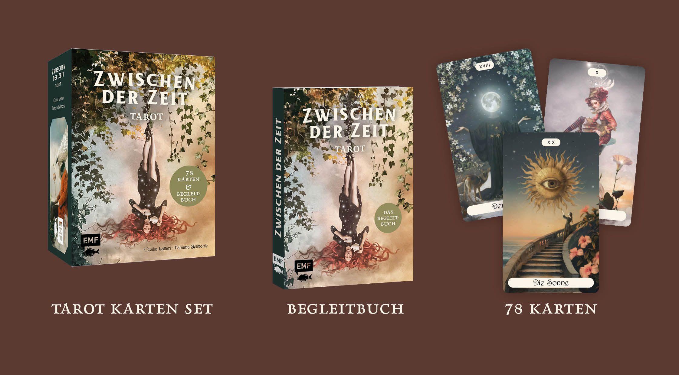 Beispielinhalt (Bild) Tarot-Kartenset: Zwischen der Zeit