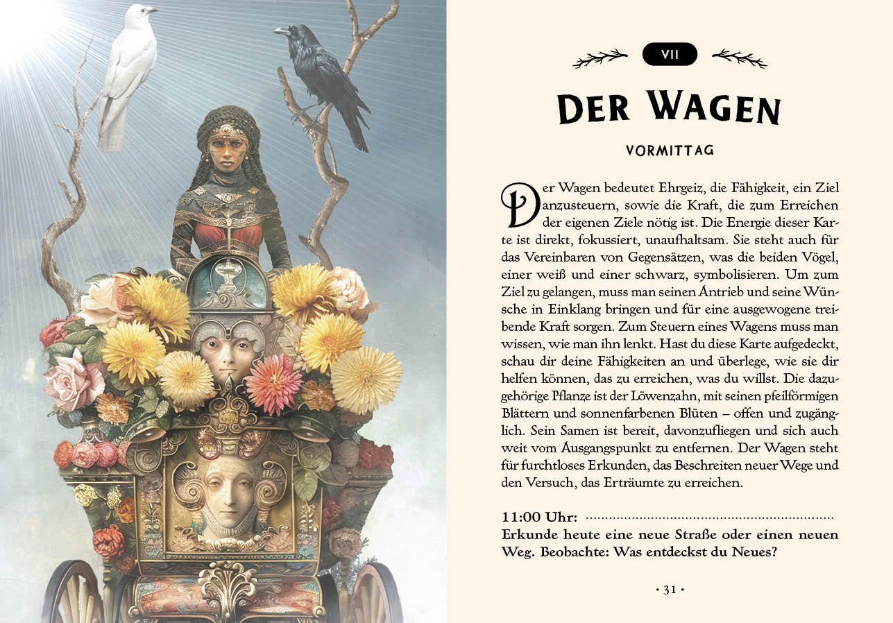 Beispielinhalt (Bild) Tarot-Kartenset: Zwischen der Zeit
