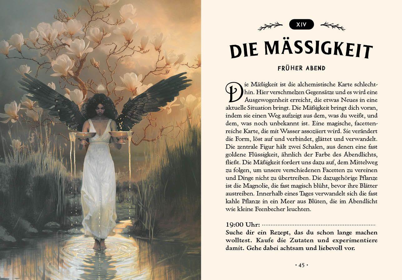 Beispielinhalt (Bild) Tarot-Kartenset: Zwischen der Zeit