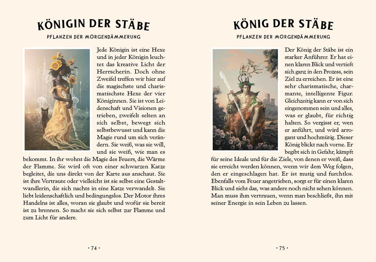 Beispielinhalt (Bild) Tarot-Kartenset: Zwischen der Zeit