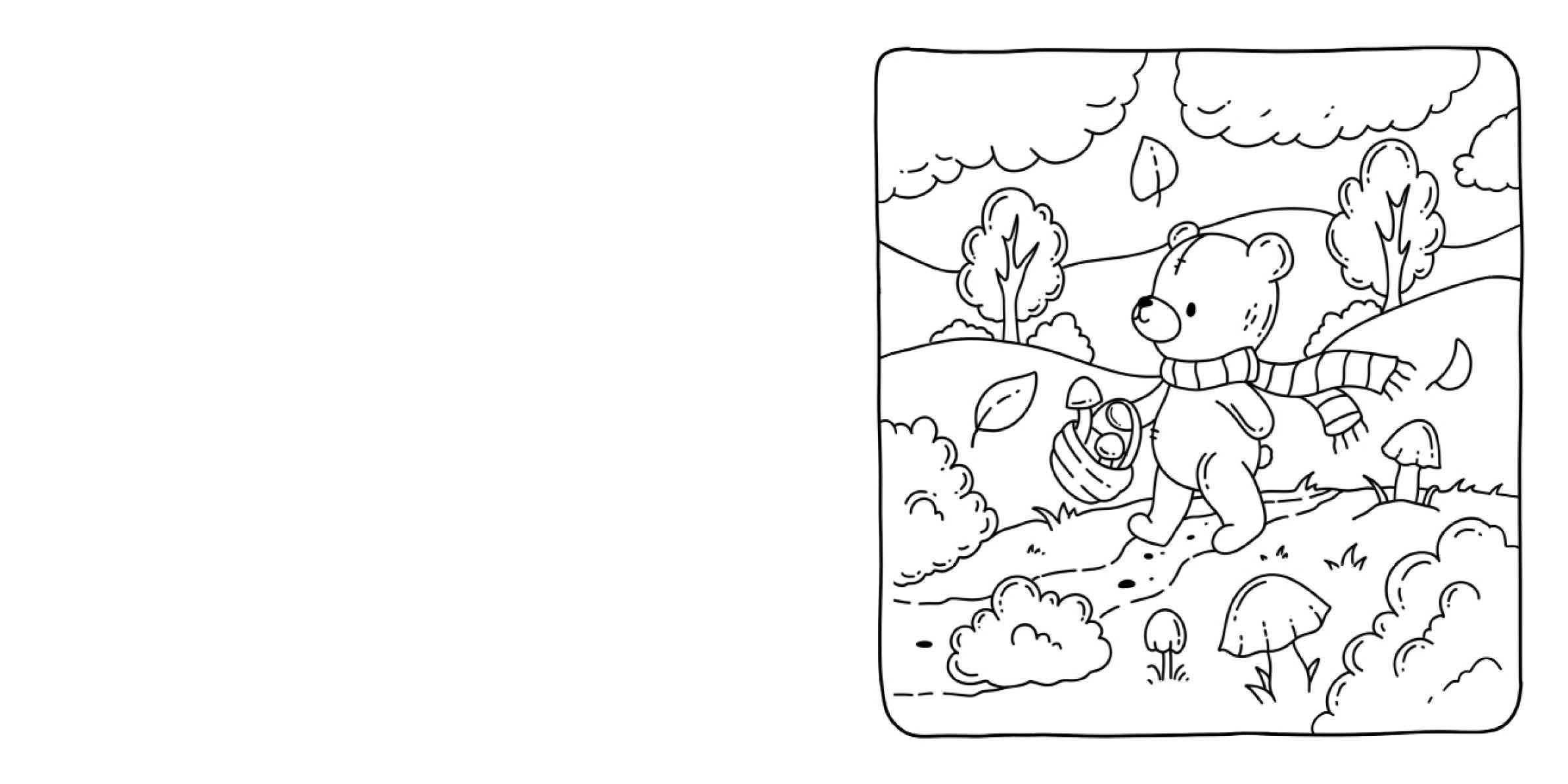 Beispielinhalt (Bild) Cozy Coloring - Cozy Autumn
