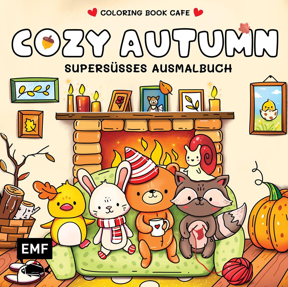 Vorderes Coverbild Cozy Coloring - Cozy Autumn