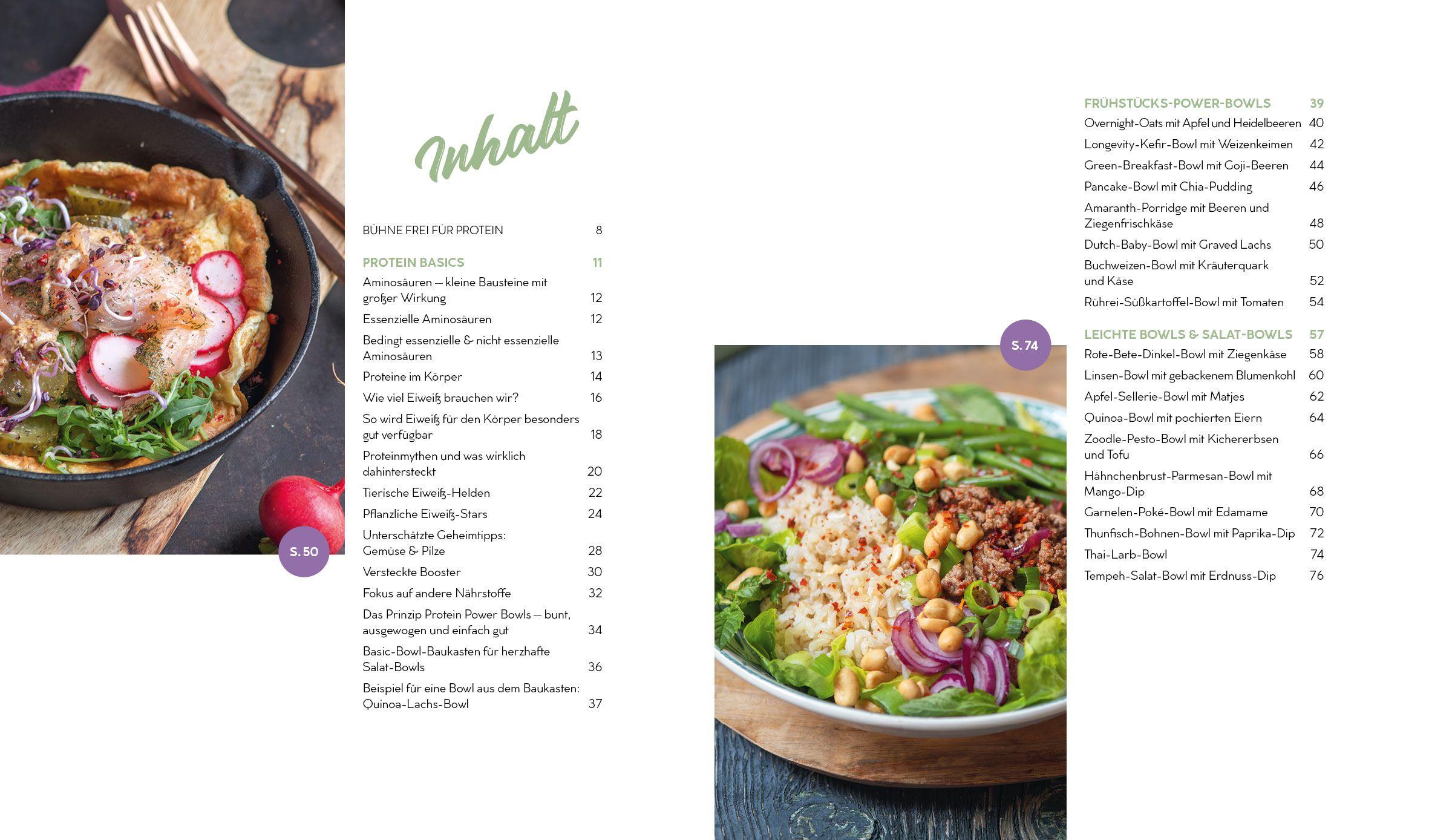 Beispielinhalt (Bild) Protein Power Bowls