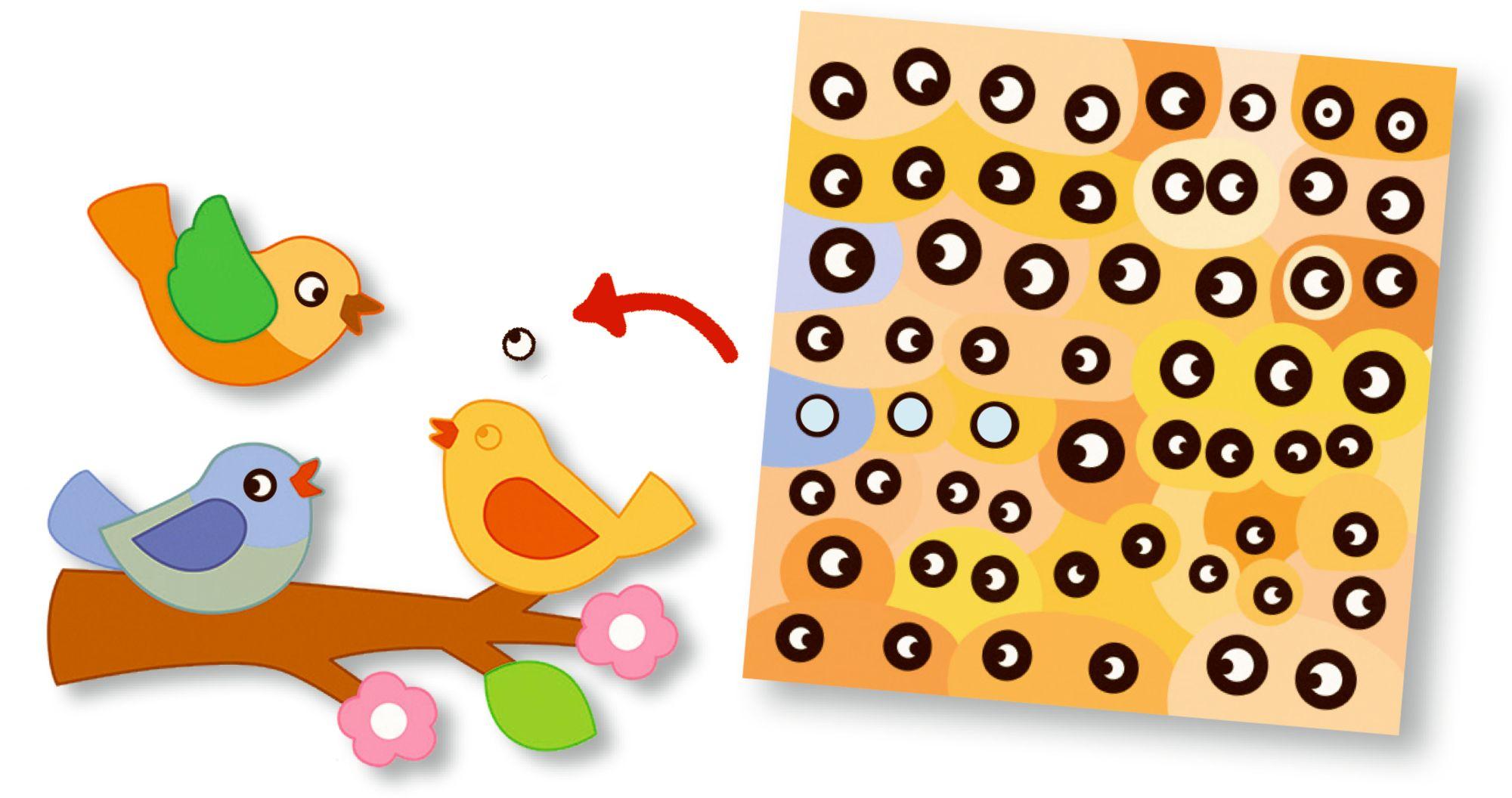 Beispielinhalt (Bild) Mein bunter Frühlings-Bastelblock