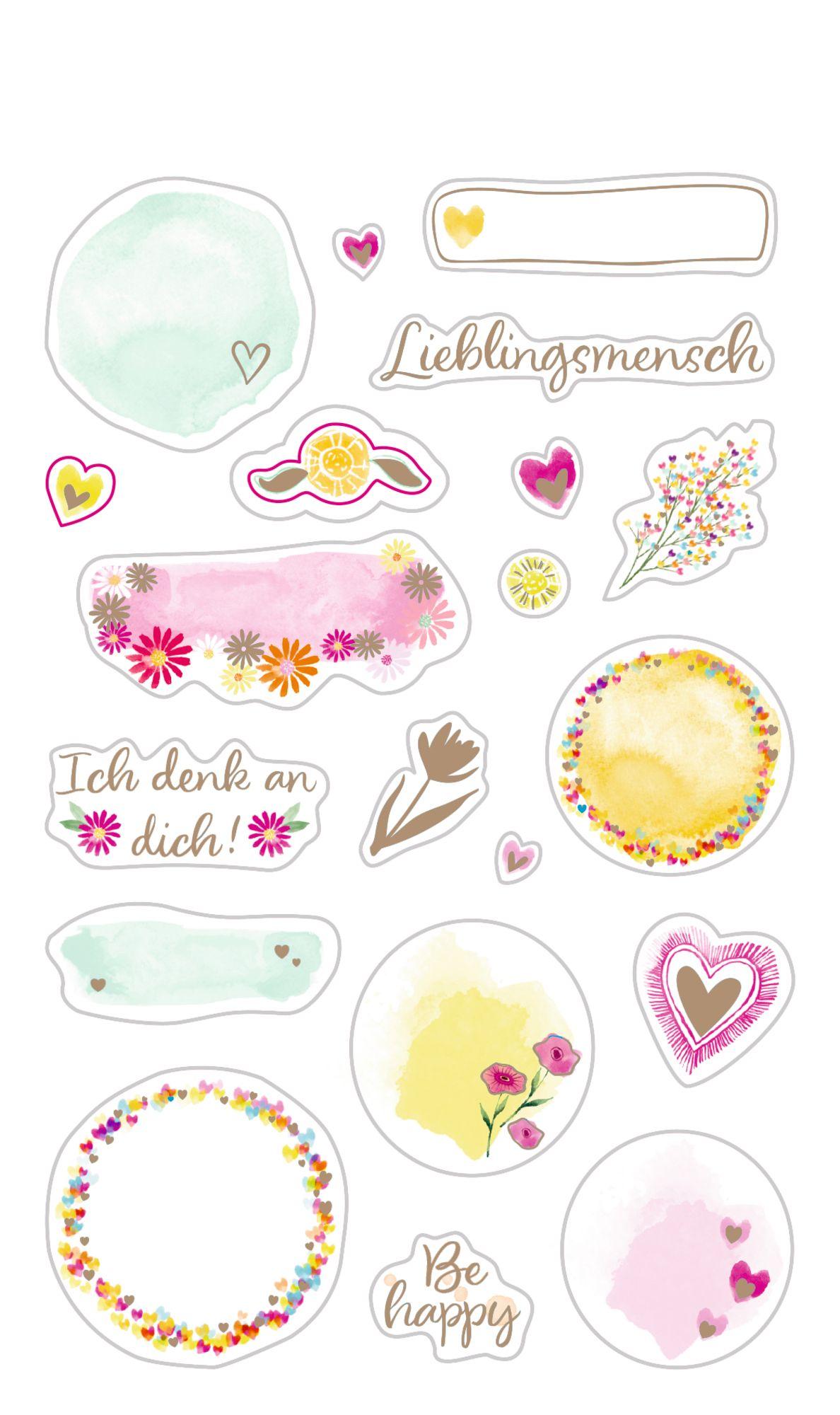 Beispielinhalt (Bild) Sticker und Etiketten