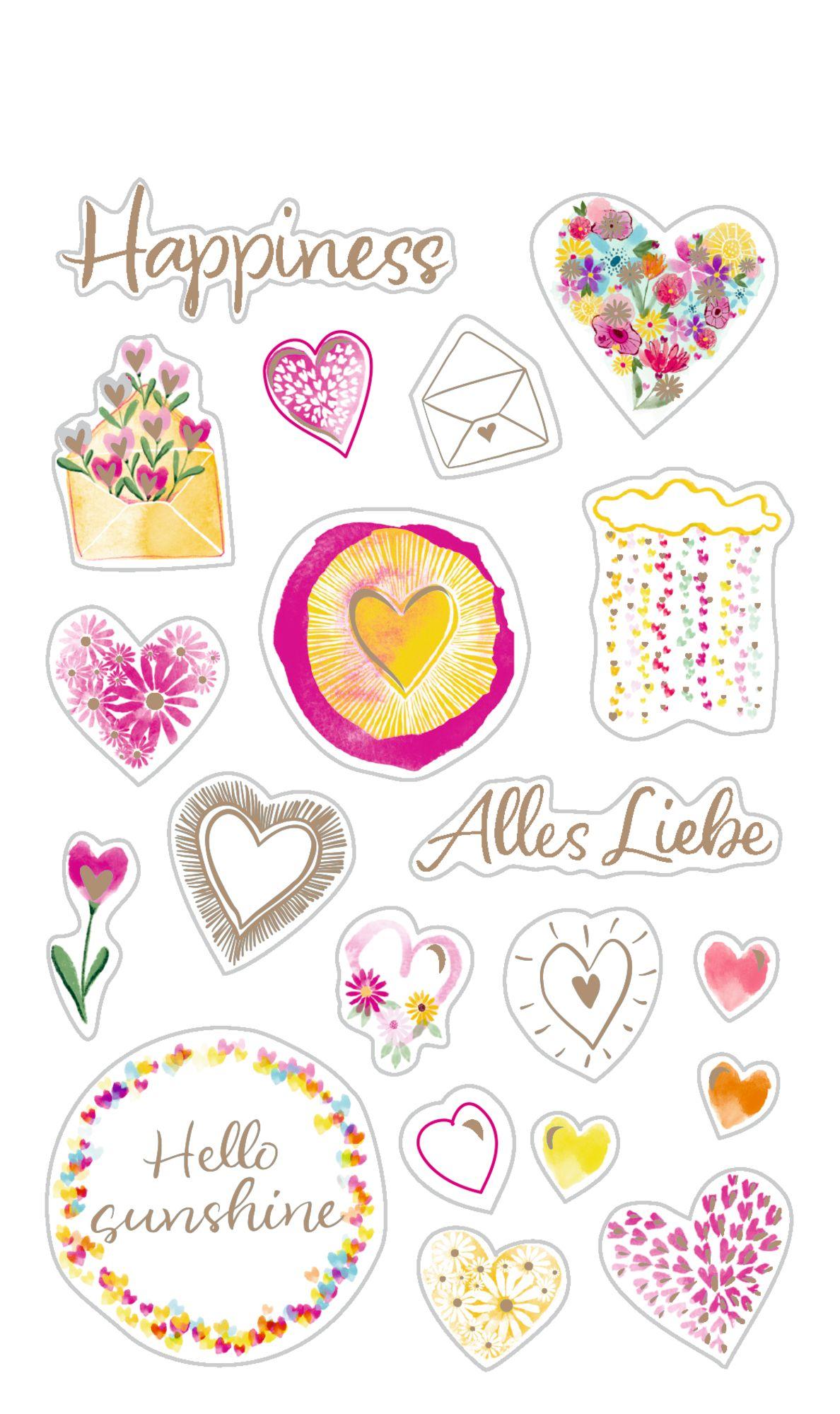 Beispielinhalt (Bild) Sticker und Etiketten