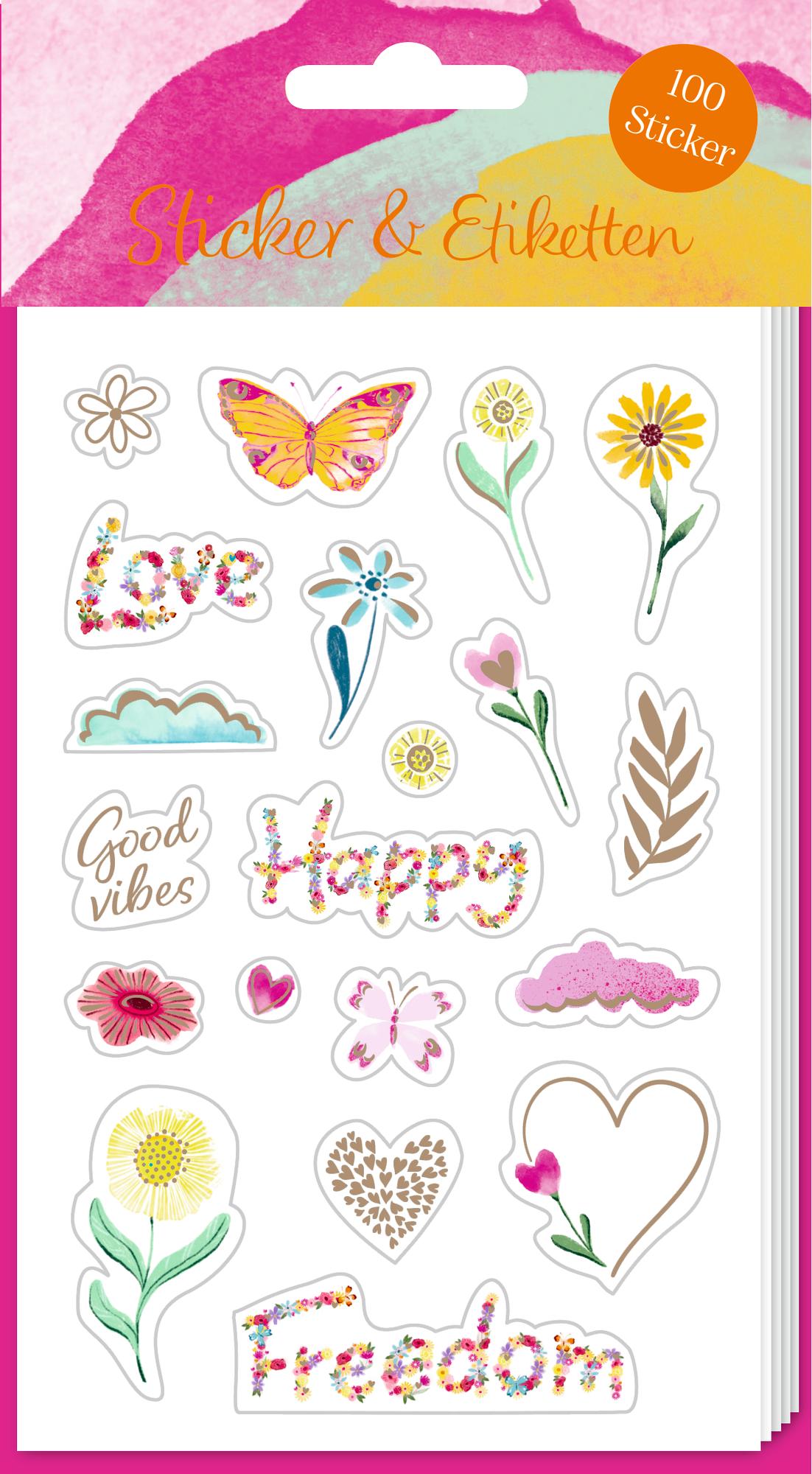 Vorderes Coverbild Sticker und Etiketten