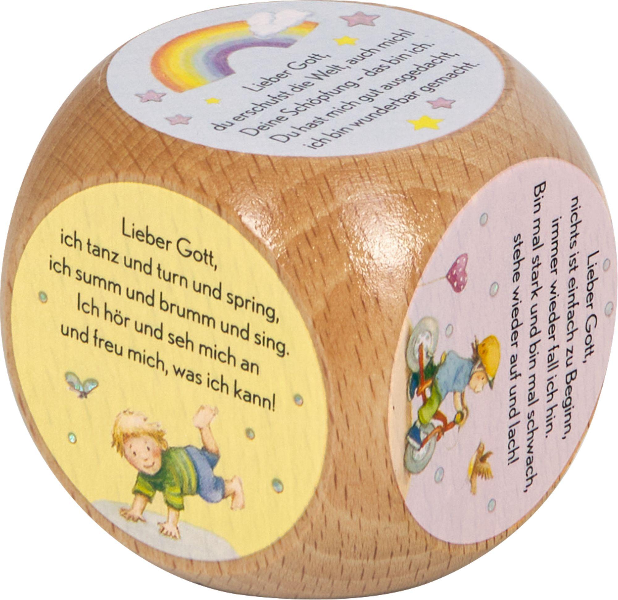 Beispielinhalt (Bild) Gebetswürfel - Gott hat dich lieb, so wie du bist!